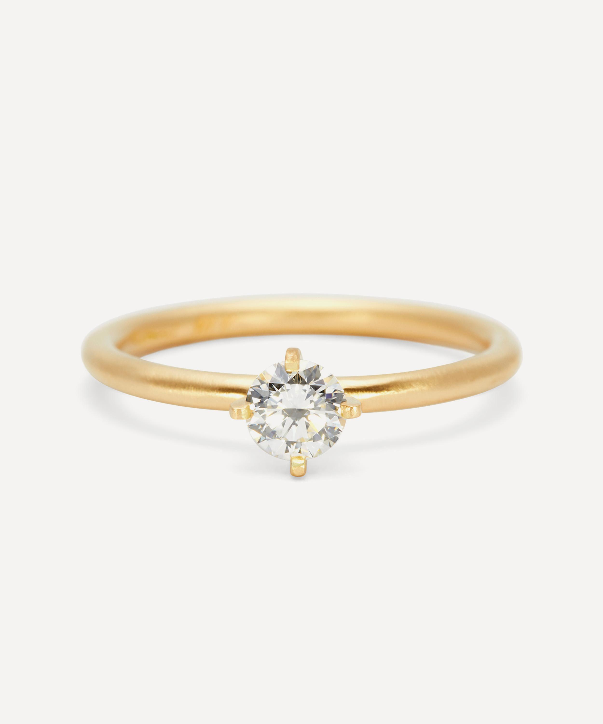 Satomi Kawakita - 18ct Gold Noble White Diamond Ring