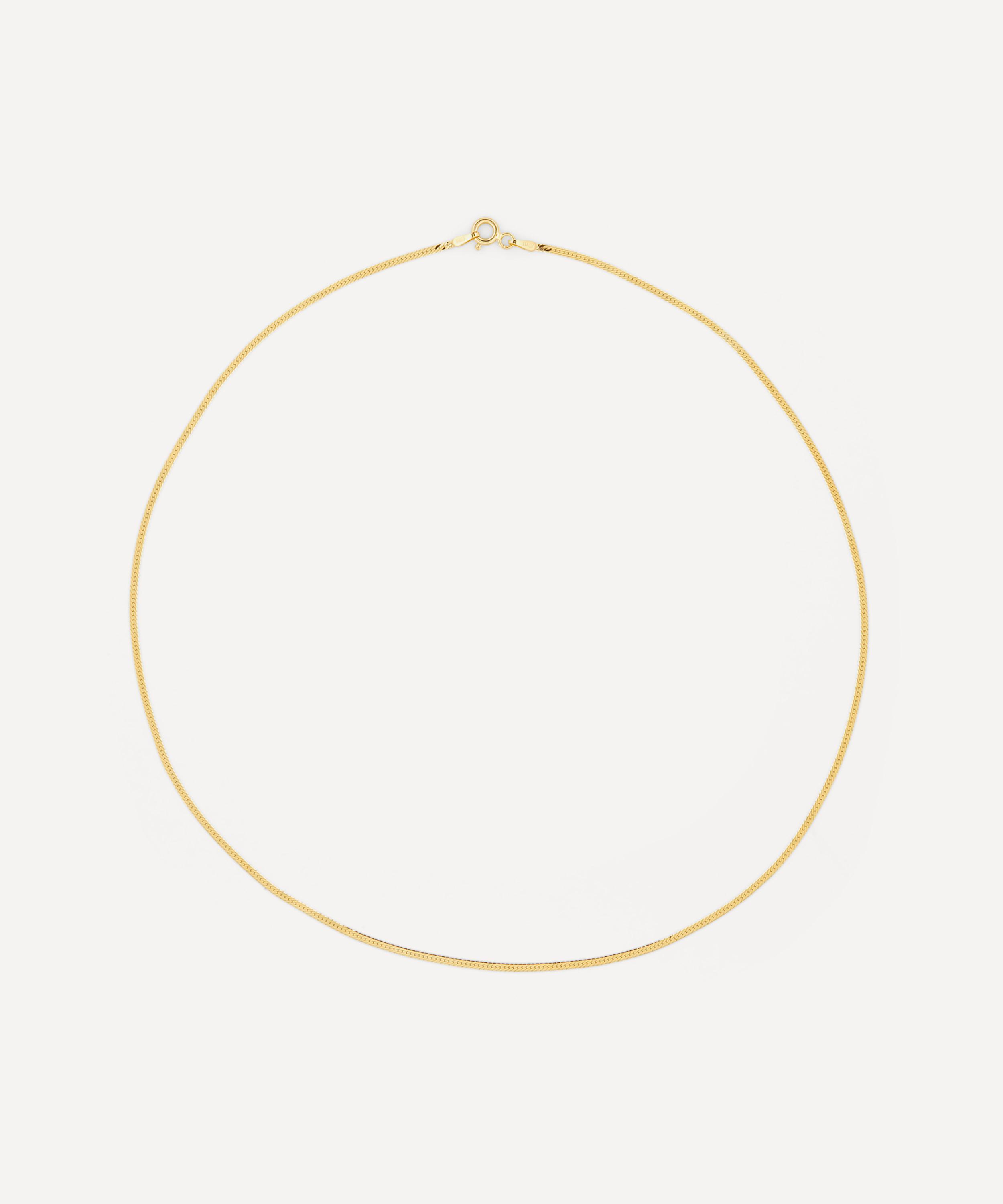 Satomi Kawakita - 14ct Gold Herringbone Chain Necklace