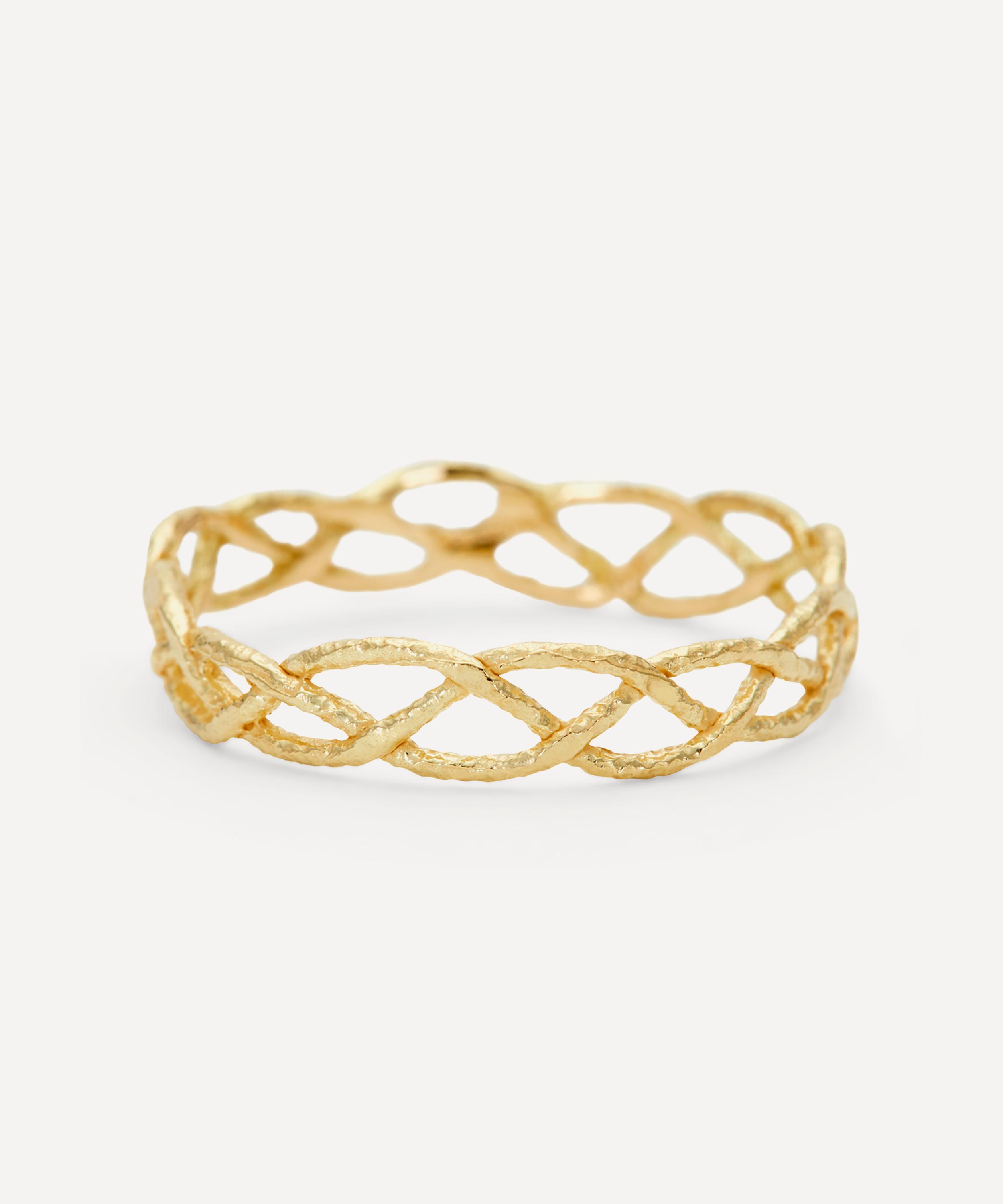 Satomi Kawakita - 18ct Gold Braided Eternity Ring