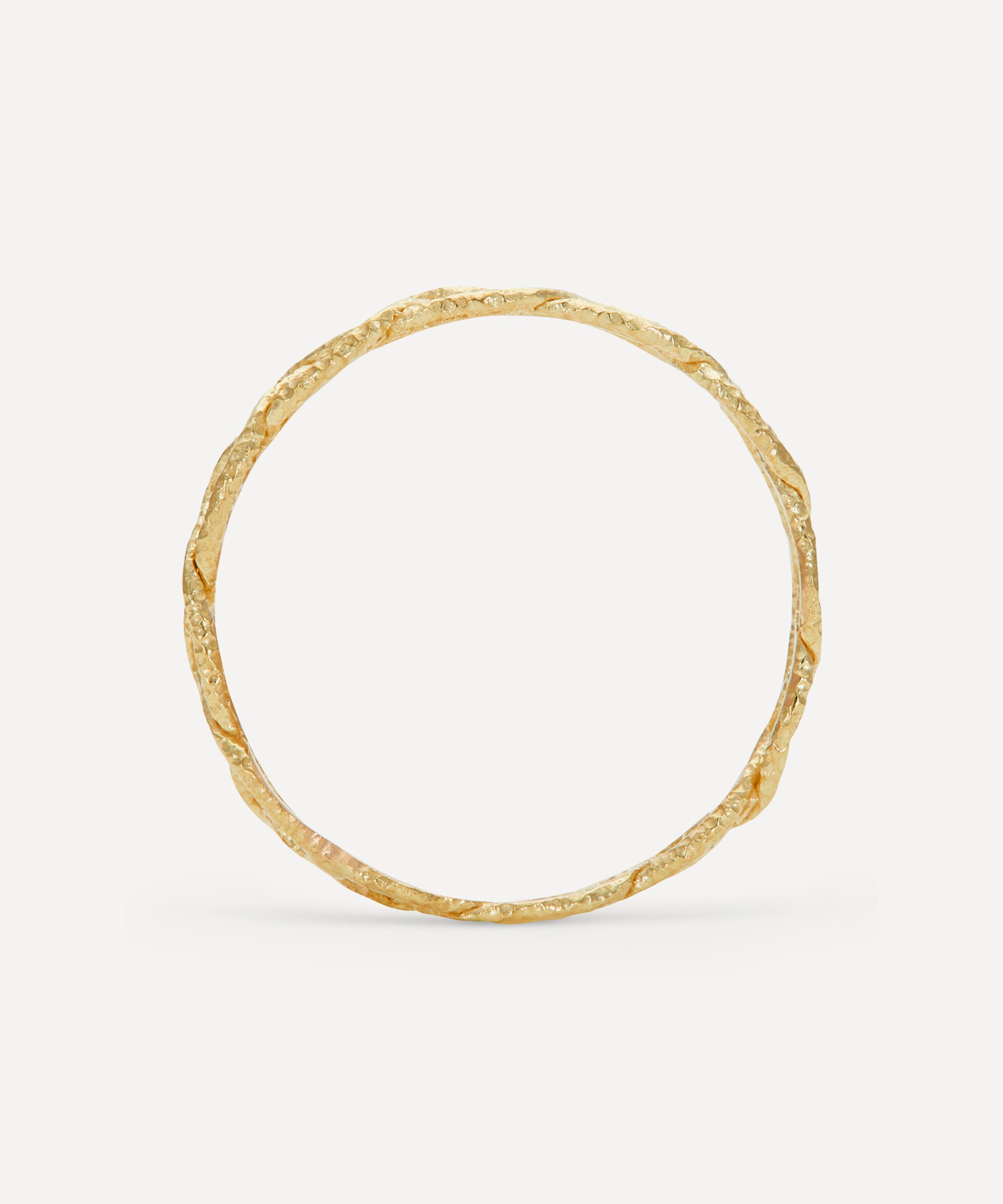 Satomi Kawakita - 18ct Gold Braided Eternity Ring image number 1