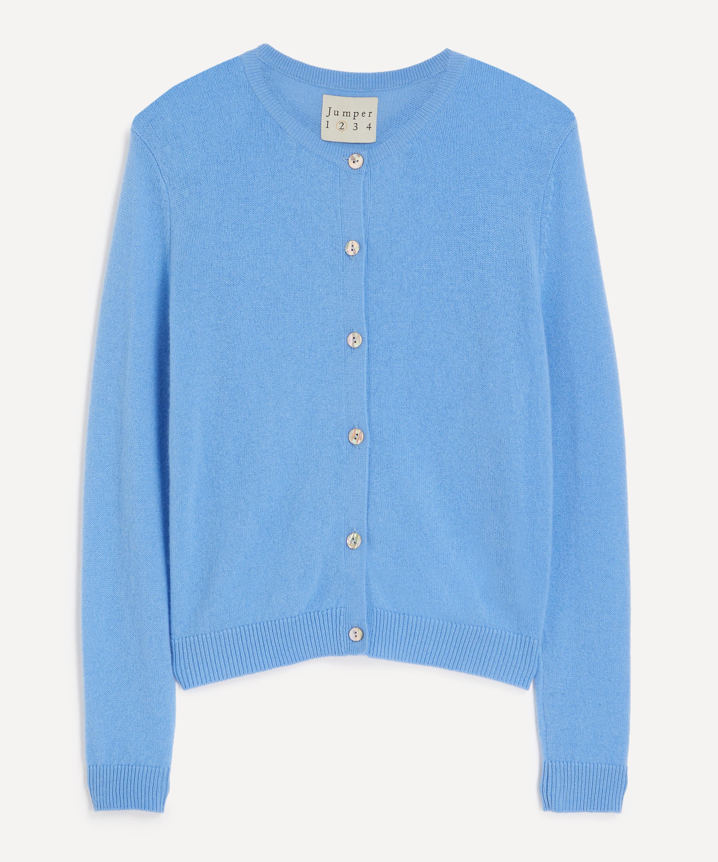 Jumper 1234 - Skylar Plain Crew Cashmere Cardigan