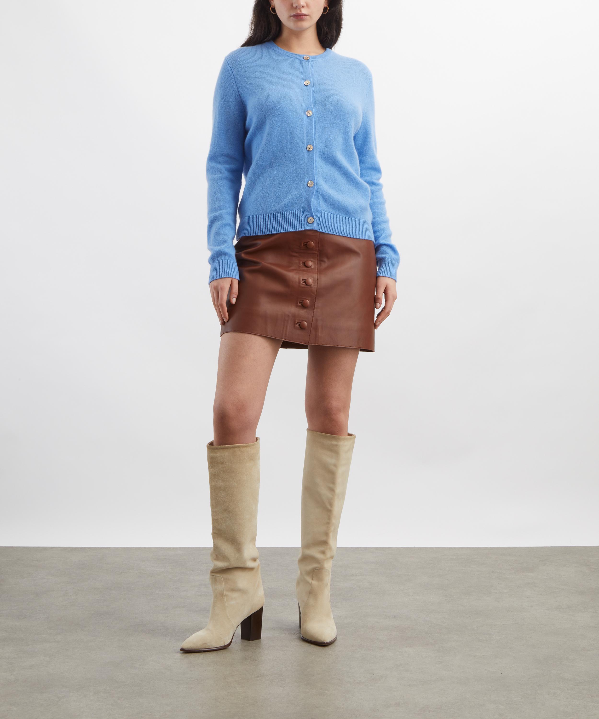 Jumper 1234 - Skylar Plain Crew Cashmere Cardigan image number 1