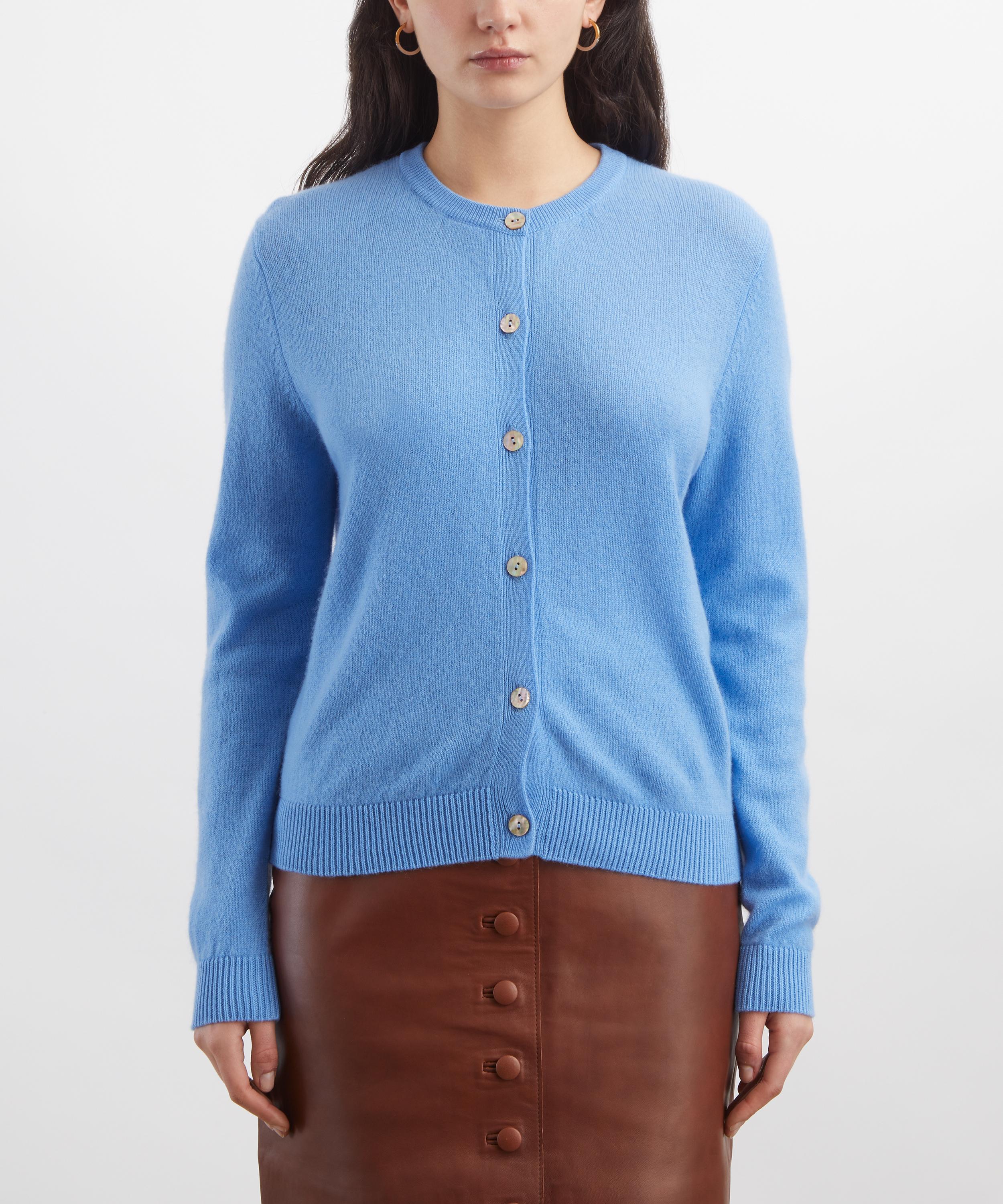 Jumper 1234 - Skylar Plain Crew Cashmere Cardigan image number 2