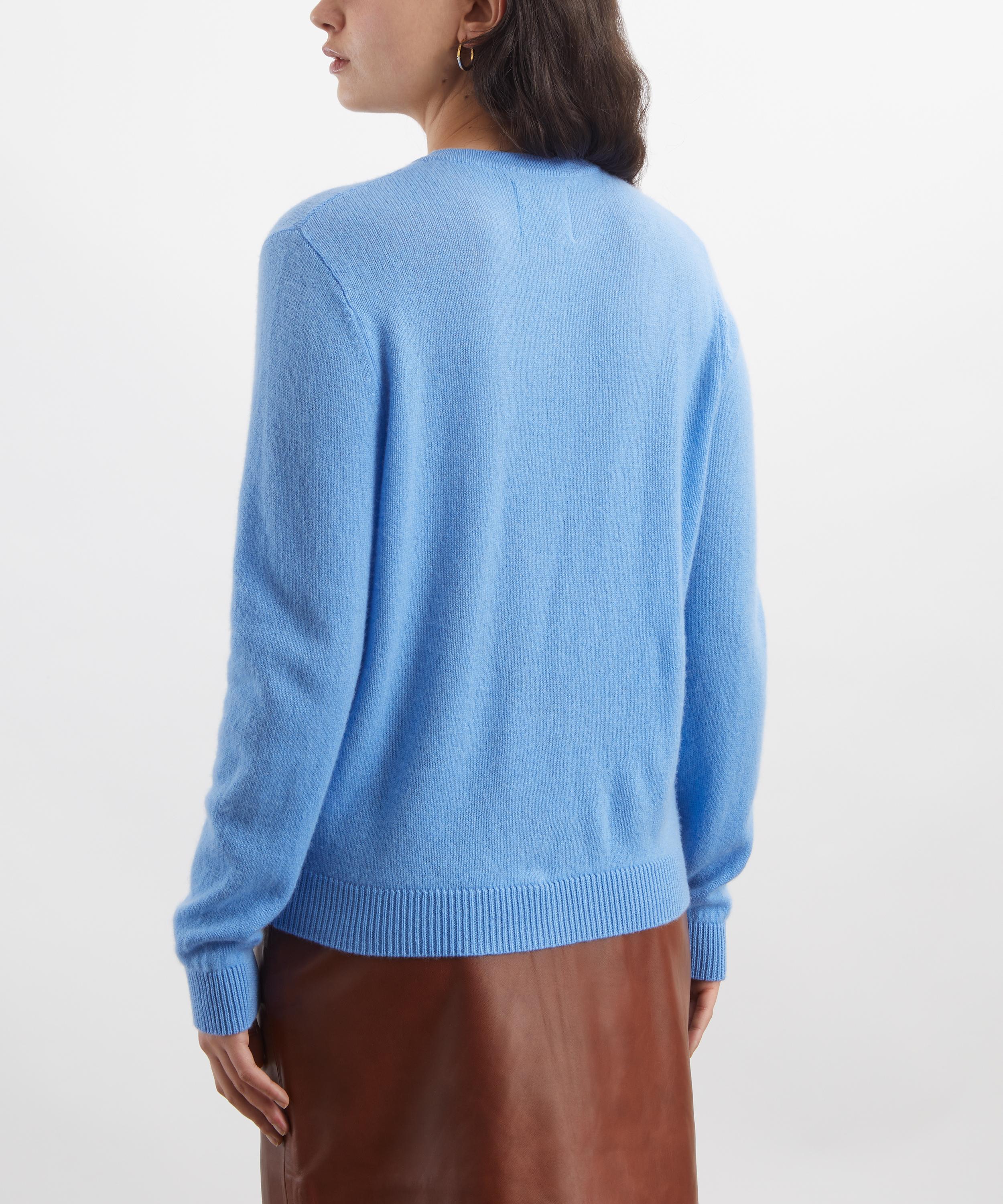 Jumper 1234 - Skylar Plain Crew Cashmere Cardigan image number 3
