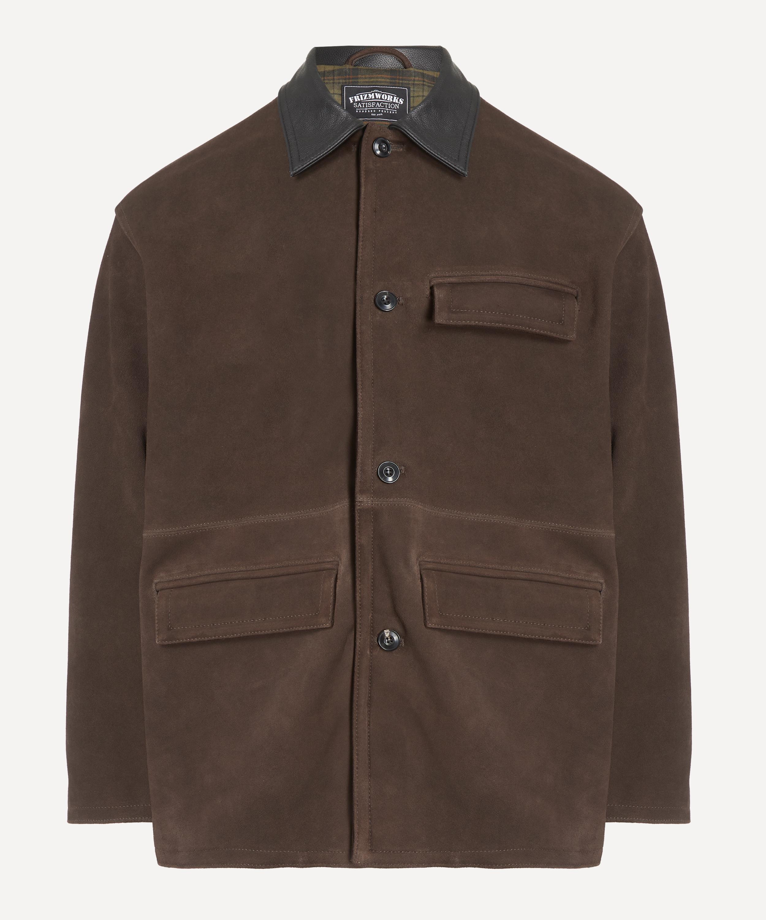 FrizmWORKS - Dark Brown Suede French Car Coat