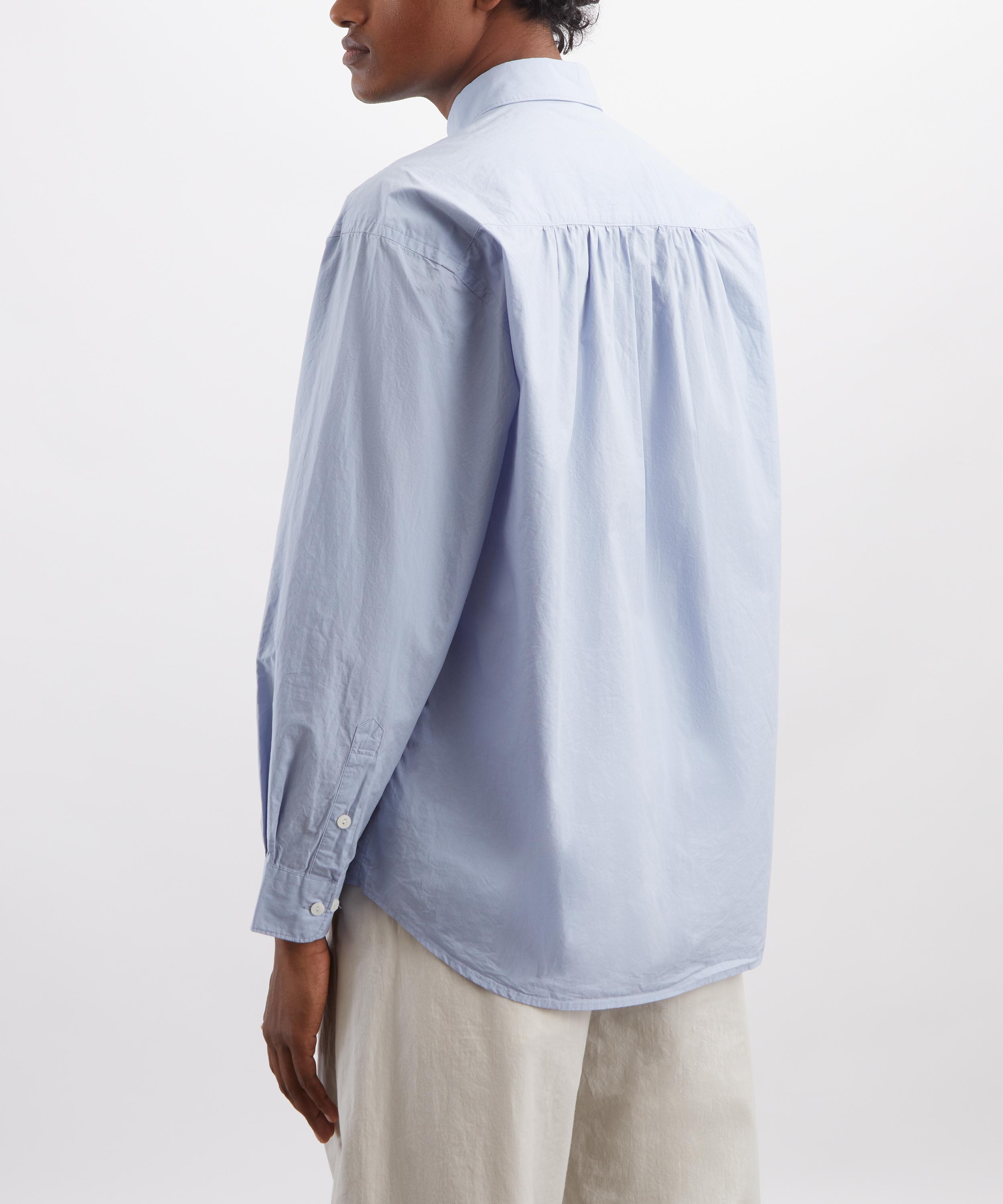 FrizmWORKS - Cigarette Pocket Typewriter Shirt in Sky Blue image number 3
