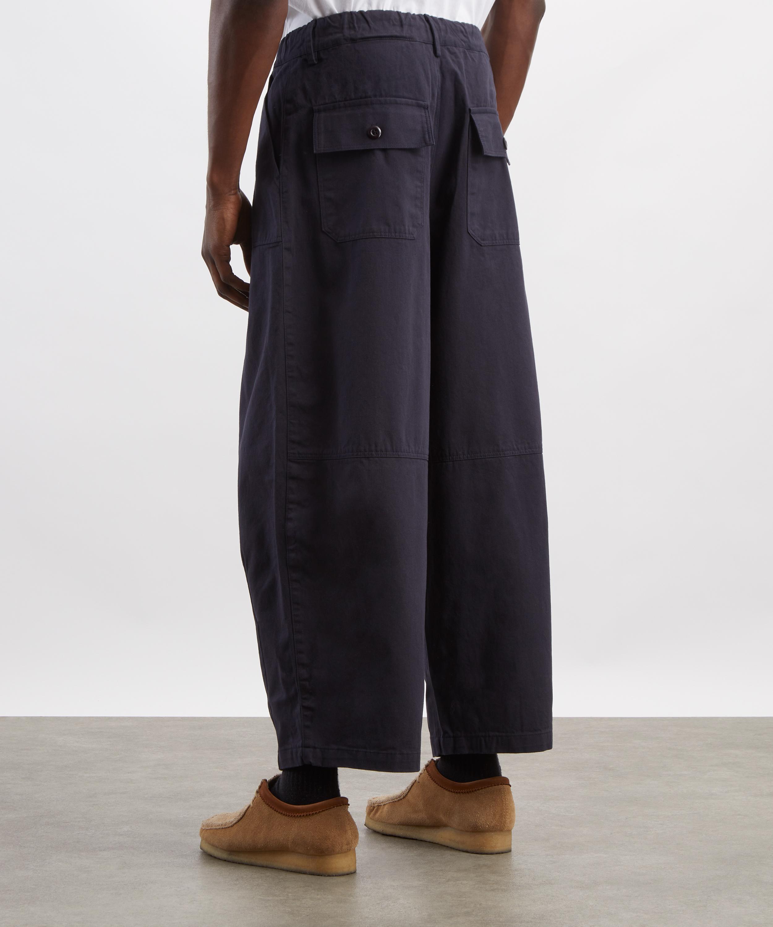 FrizmWORKS - Navy Twill Balloon Trousers image number 3