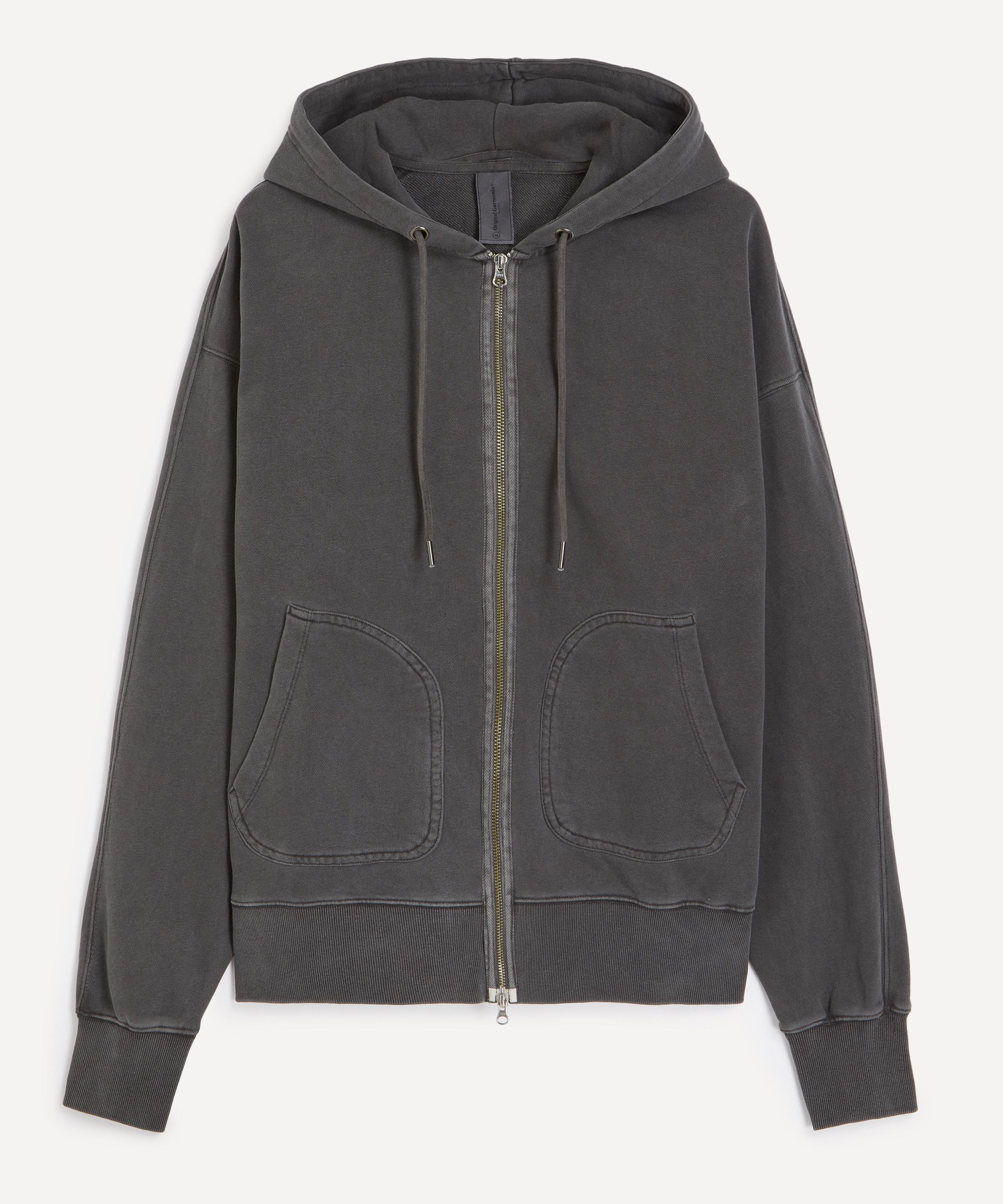 FrizmWORKS - OG Pigment Dyeing Pullover Hoody in Charcoal