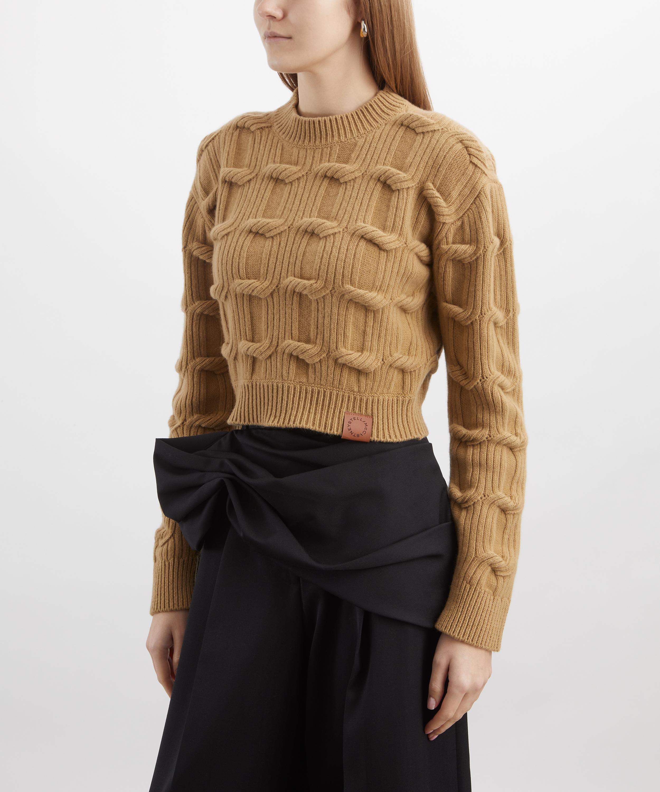 Stella McCartney - Falabella Cable-Knit Wool Jumper image number 2