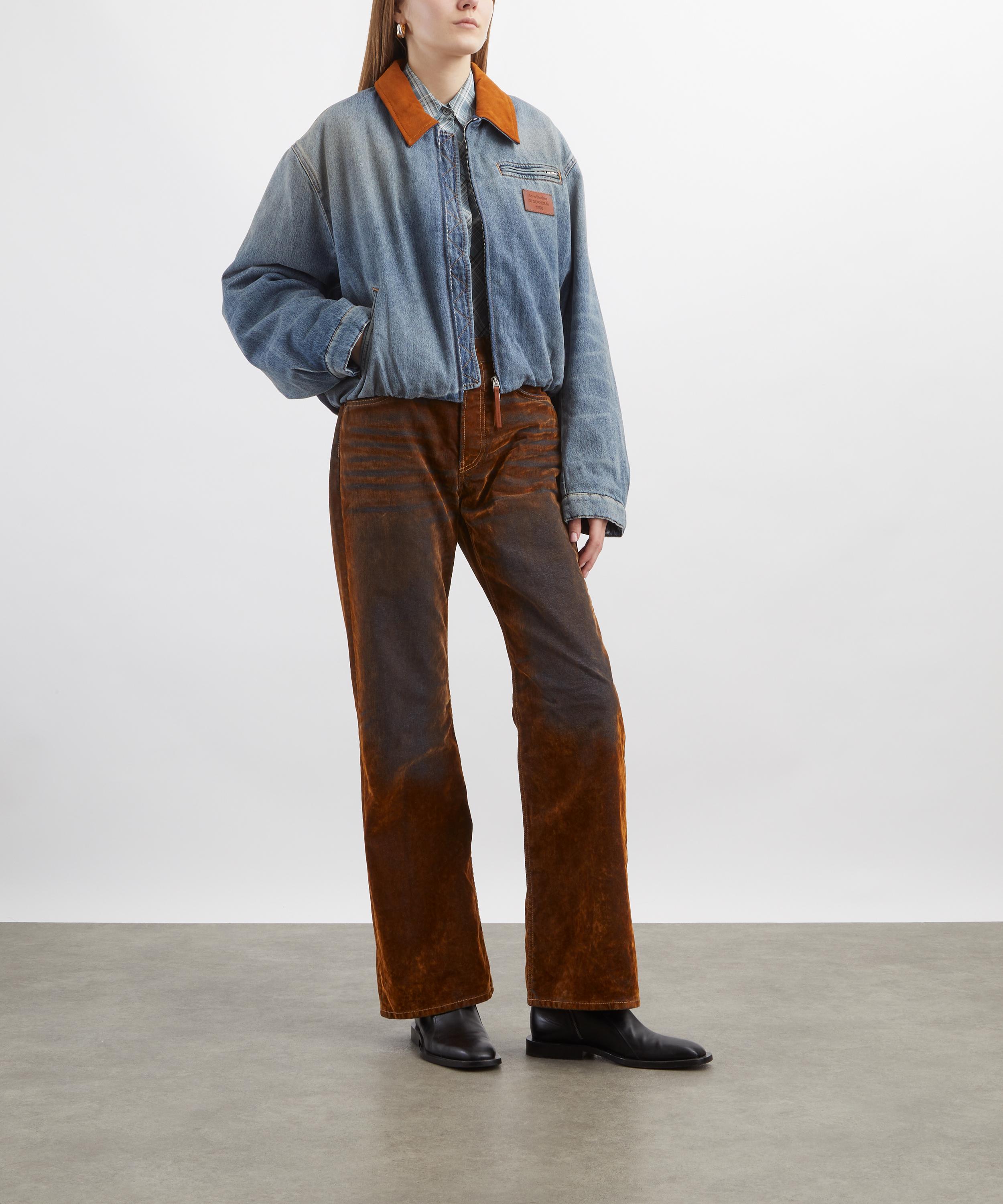 Acne Studios - Denim Bomber Blouson Jacket image number 1