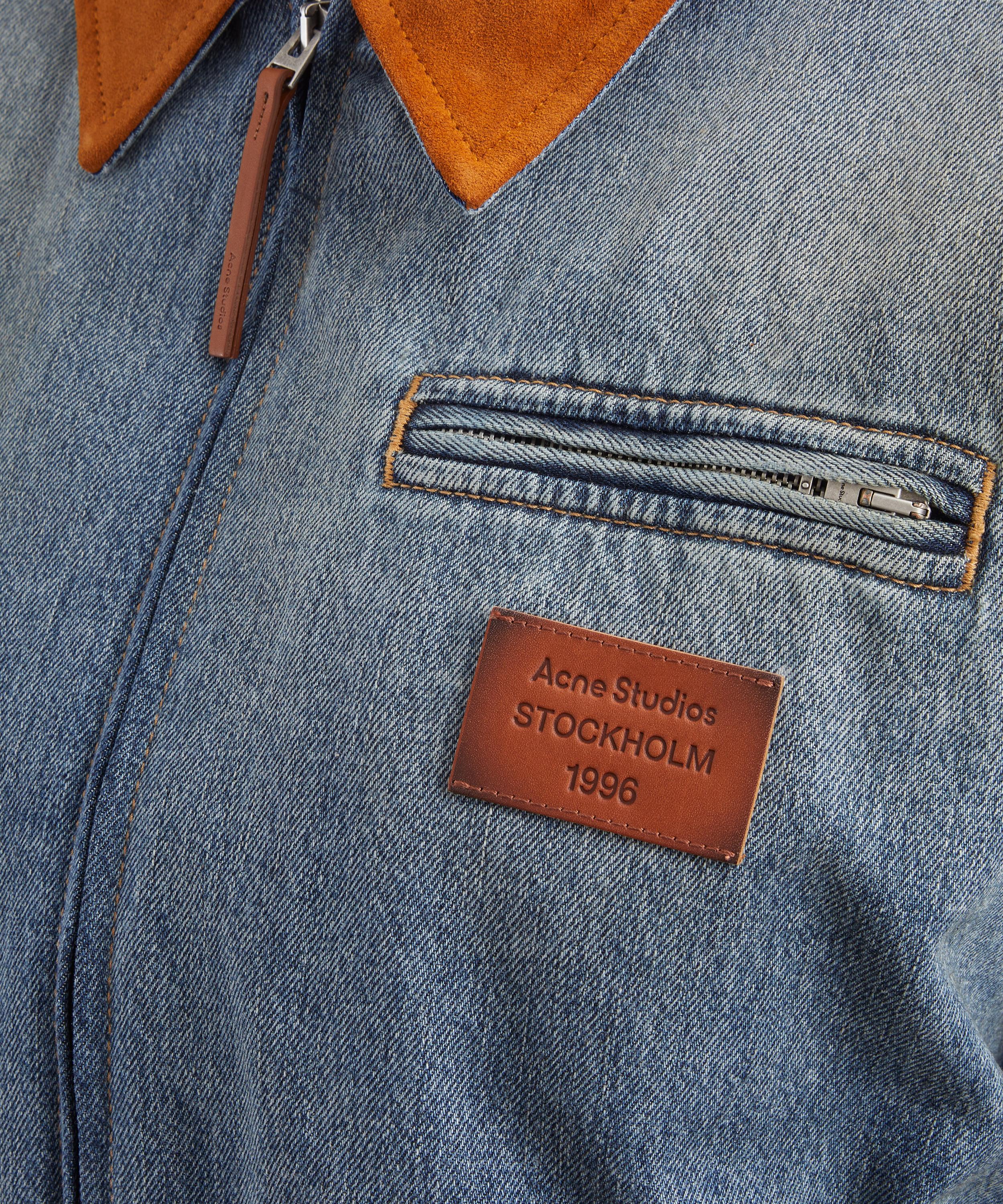 Acne Studios - Denim Bomber Blouson Jacket image number 4