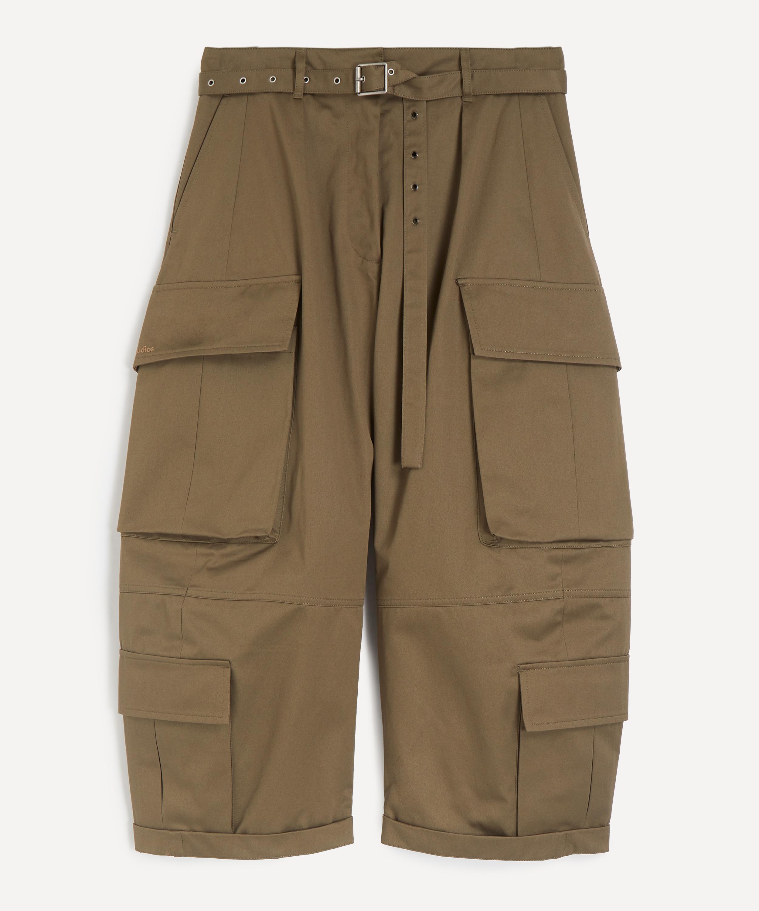 Acne Studios - Khaki Twill Cargo Trousers