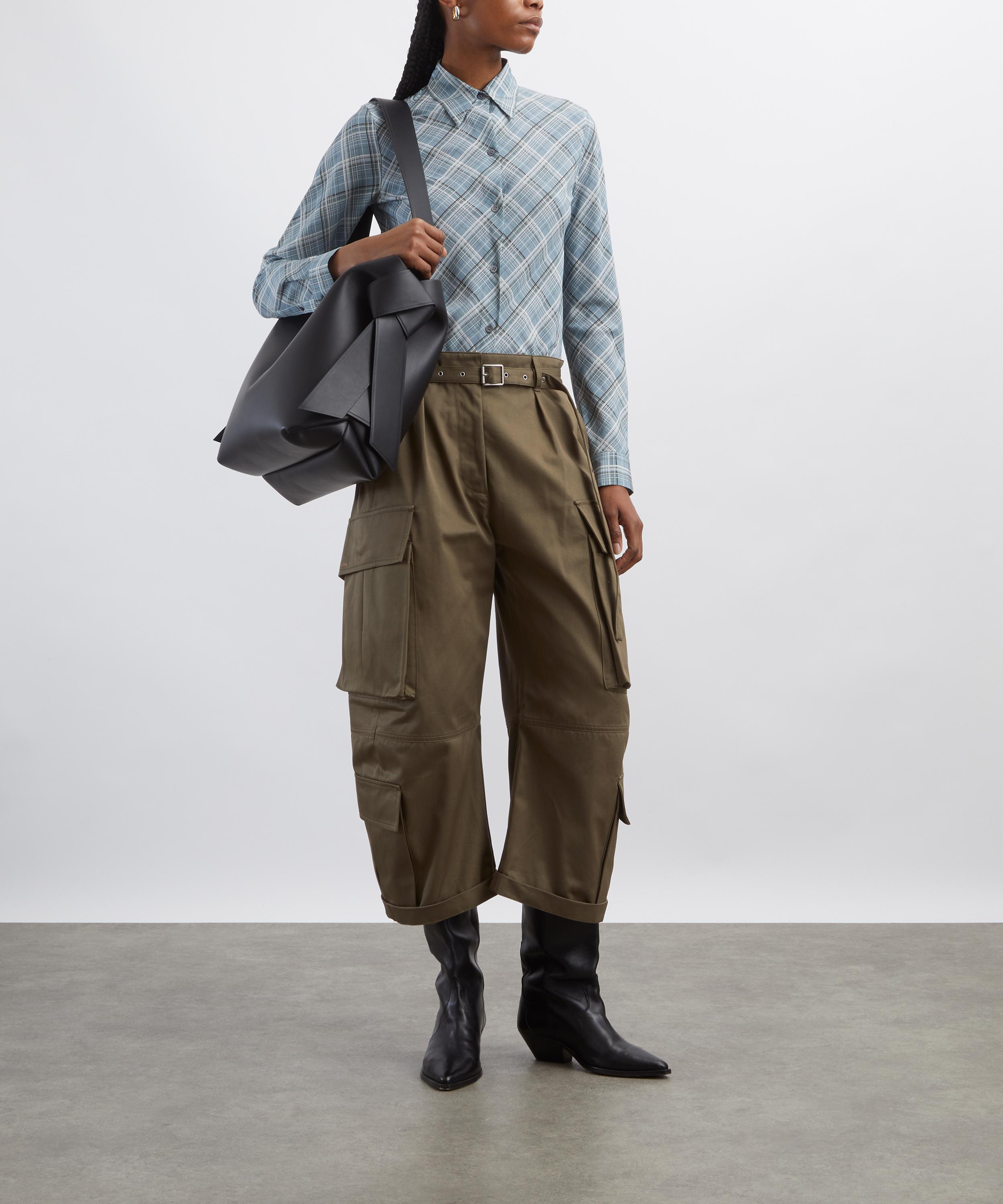 Acne Studios - Khaki Twill Cargo Trousers image number 1