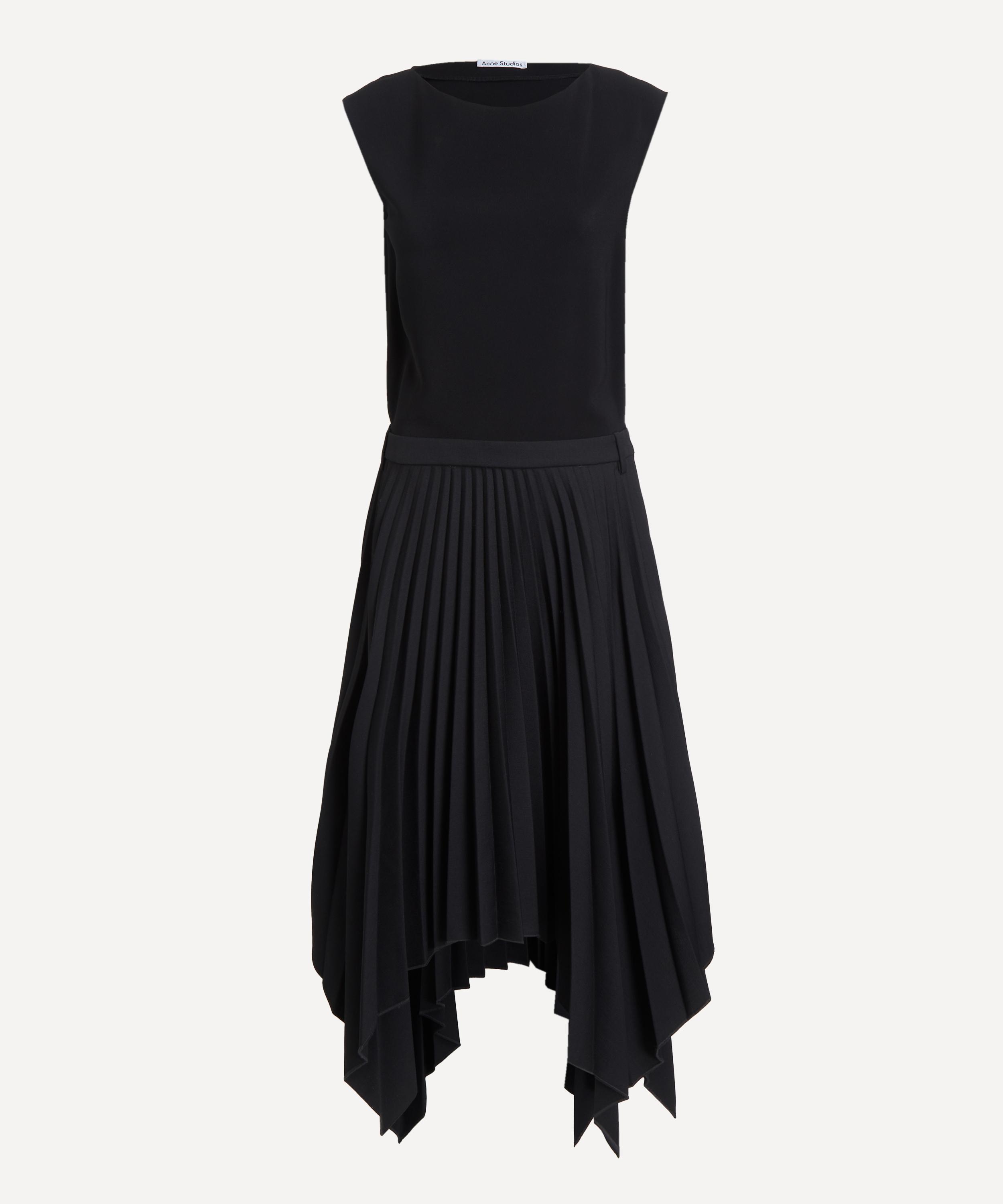 Acne Studios - Black Layered Midi Dress
