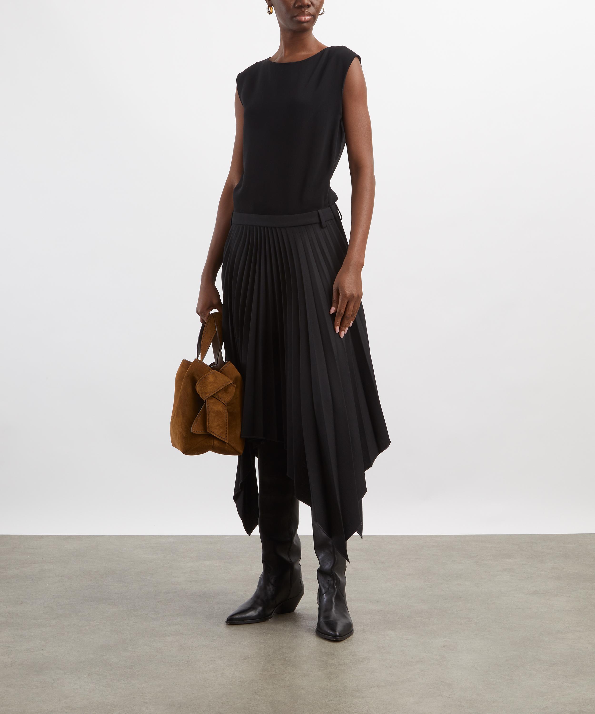 Acne Studios - Black Layered Midi Dress image number 1