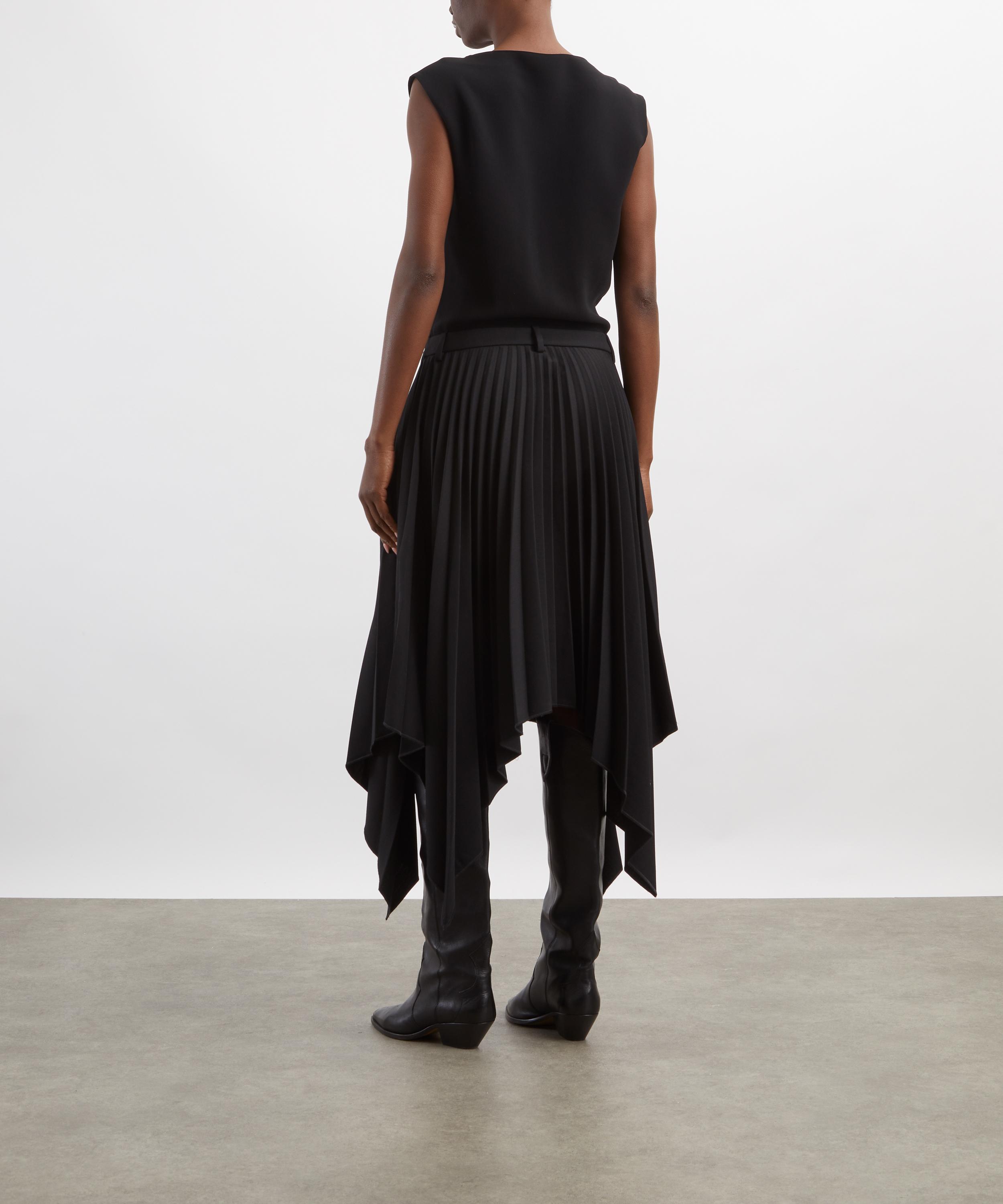 Acne Studios - Black Layered Midi Dress image number 3