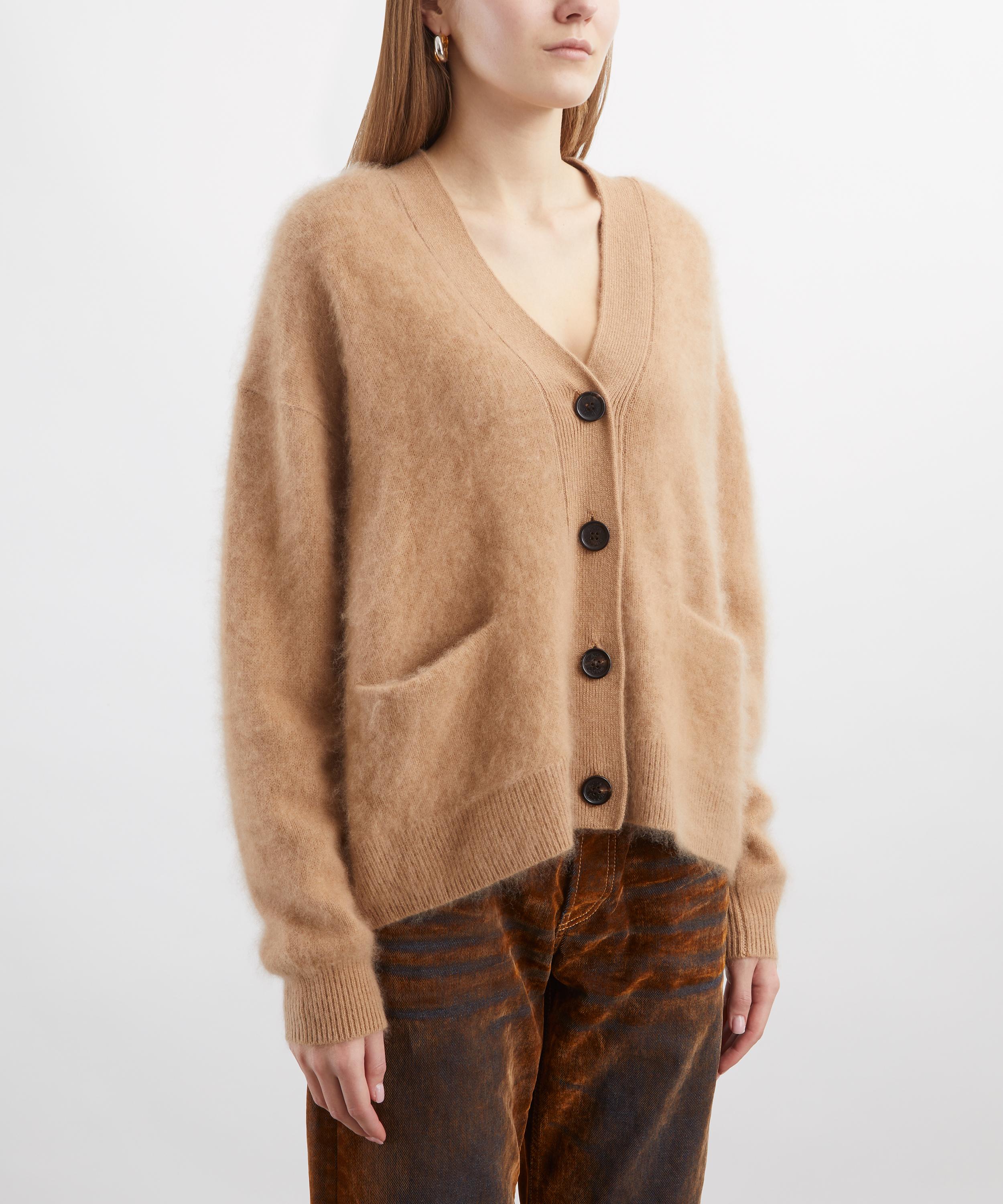 Acne Studios - Light Brown Cashmere Cardigan image number 2