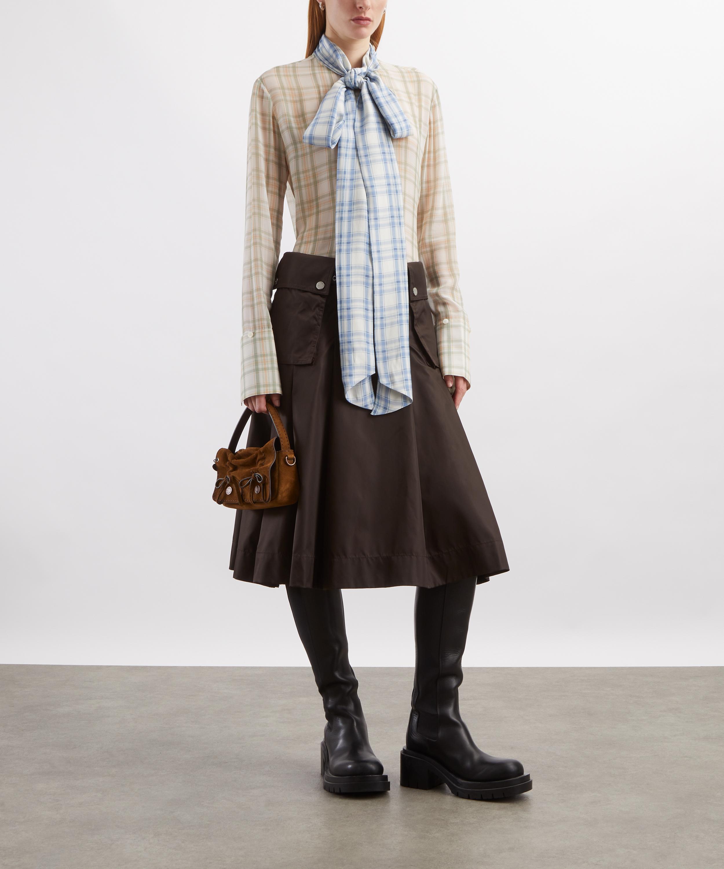 Acne Studios - Silk Blouse With Scarf image number 1