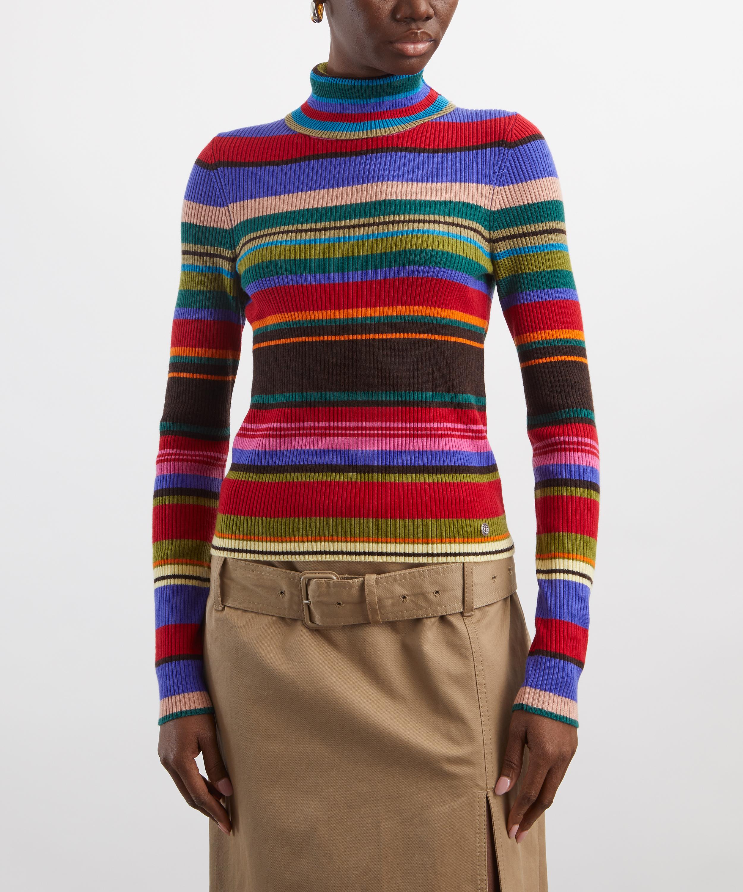 Acne Studios - Striped Wool Turtleneck image number 2