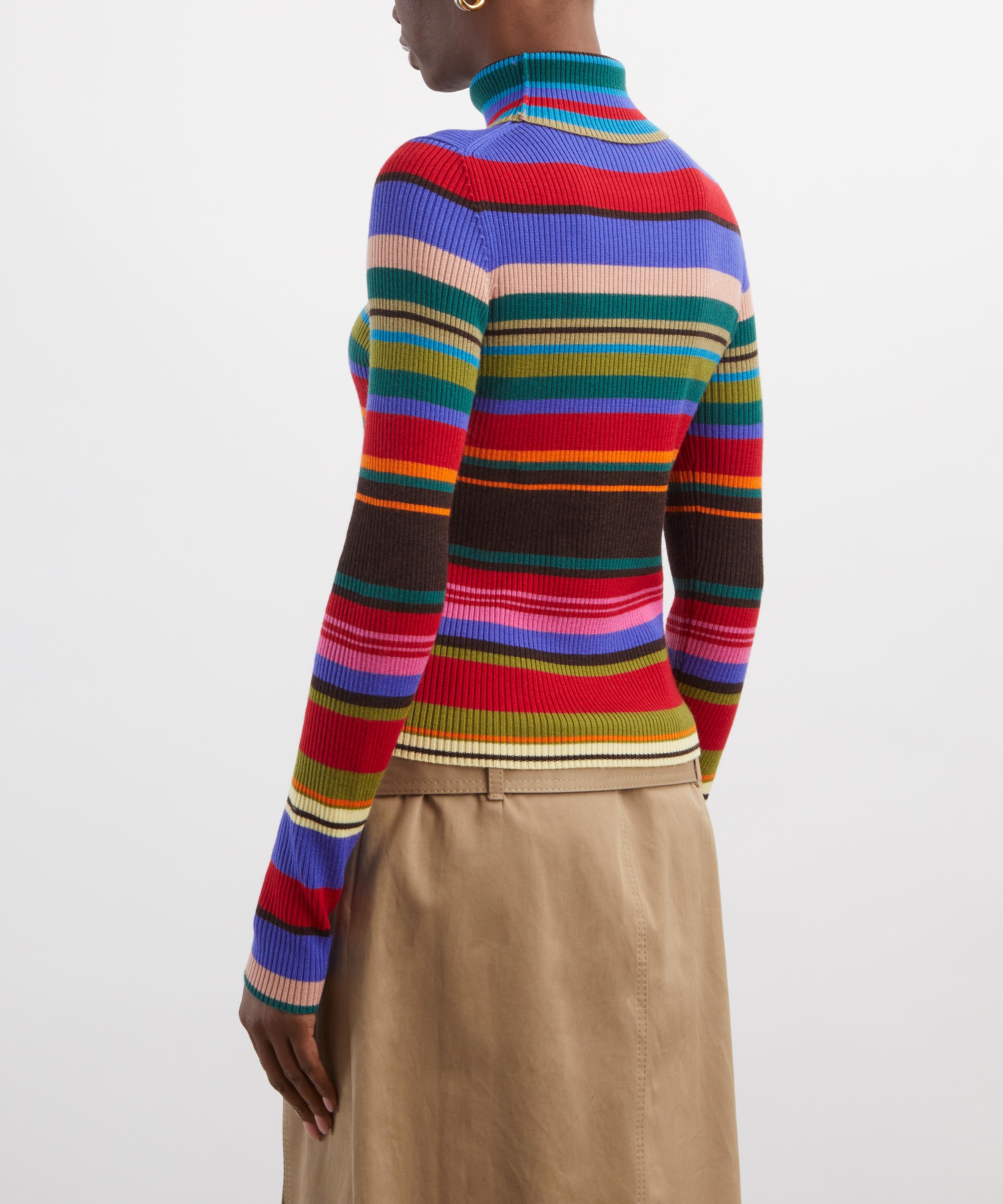 Acne Studios - Striped Wool Turtleneck image number 3