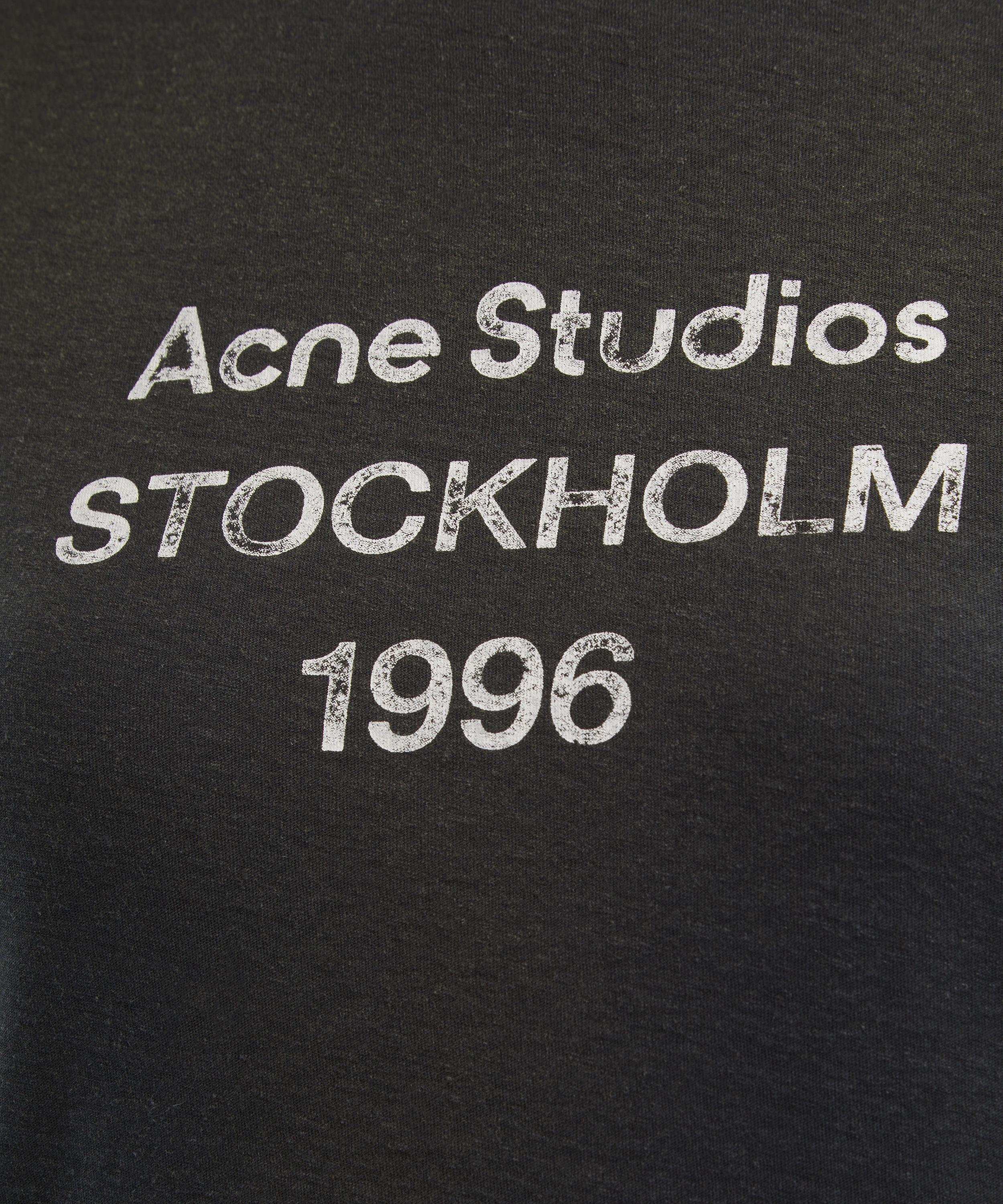 Acne Studios - Black Logo T-Shirt image number 4