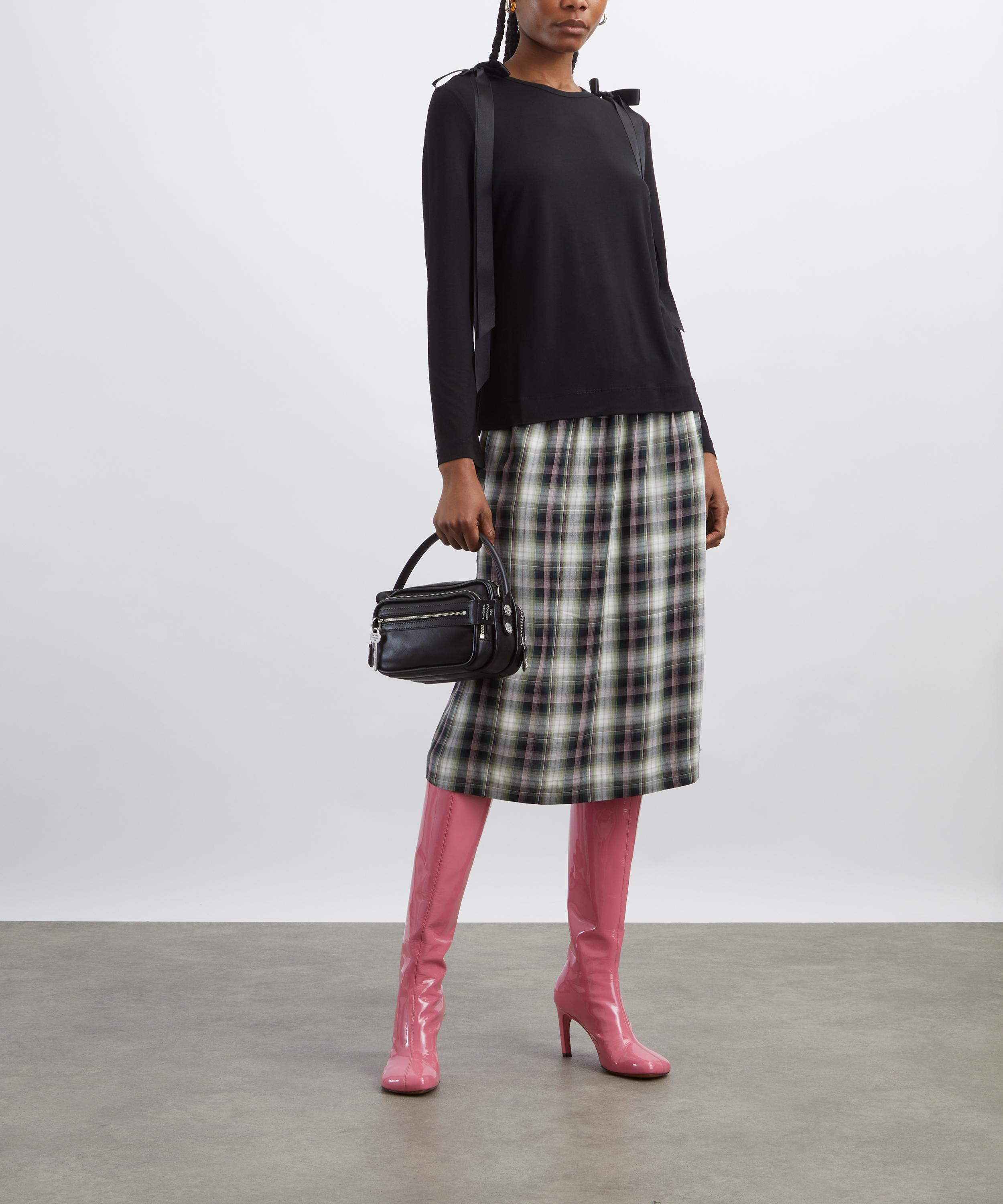 Acne Studios - Check Midi Skirt image number 1