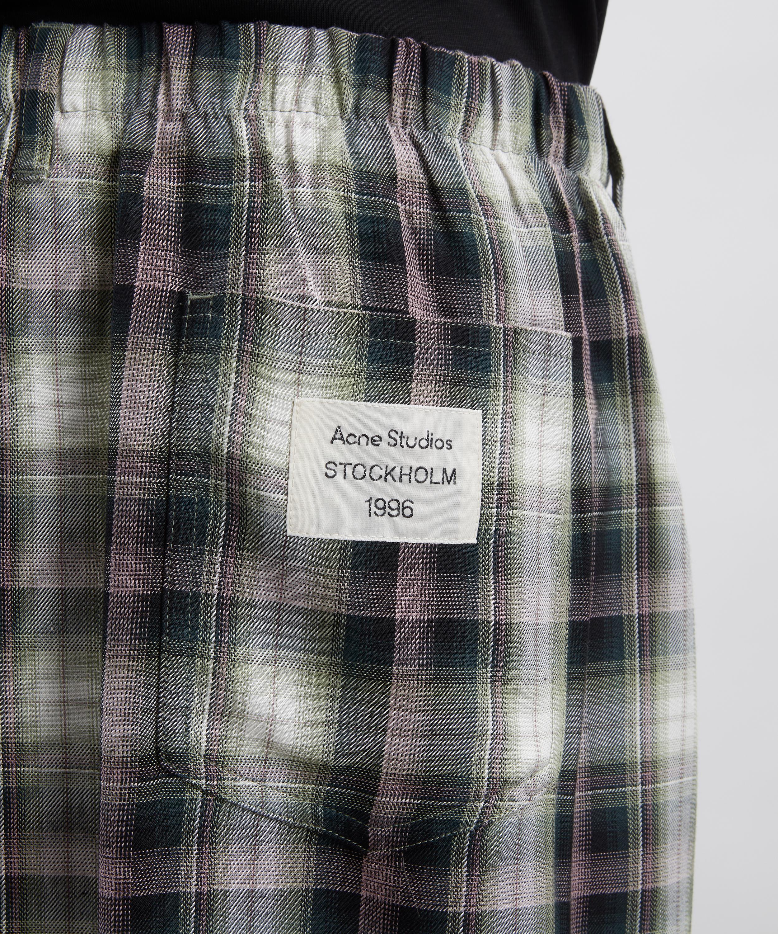 Acne Studios - Check Midi Skirt image number 4