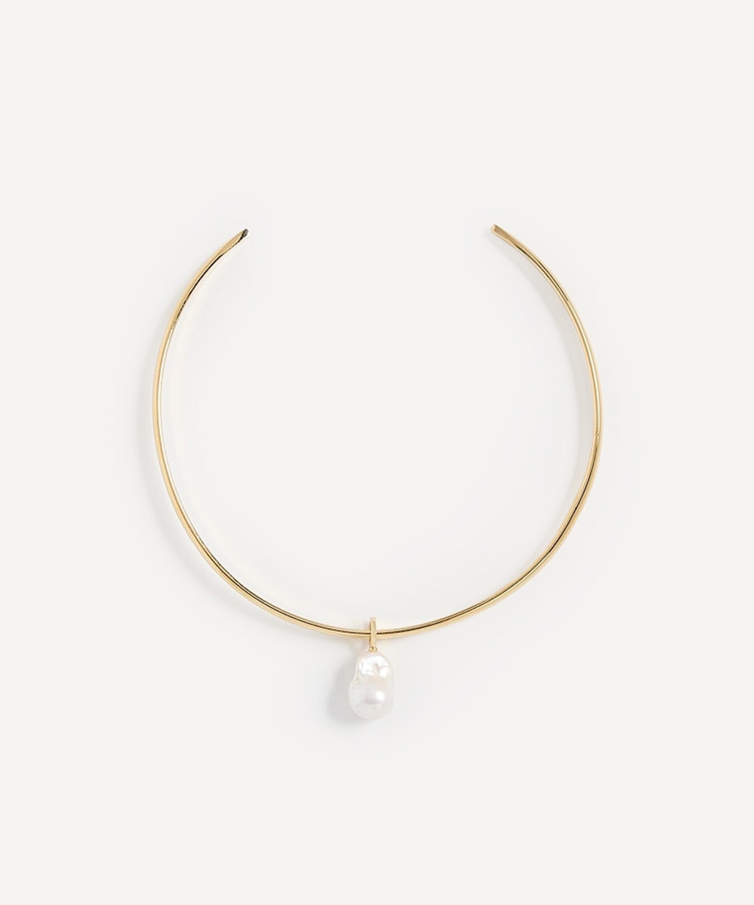 SHASHI - 14ct Gold-Plated Jones Cuff Necklace