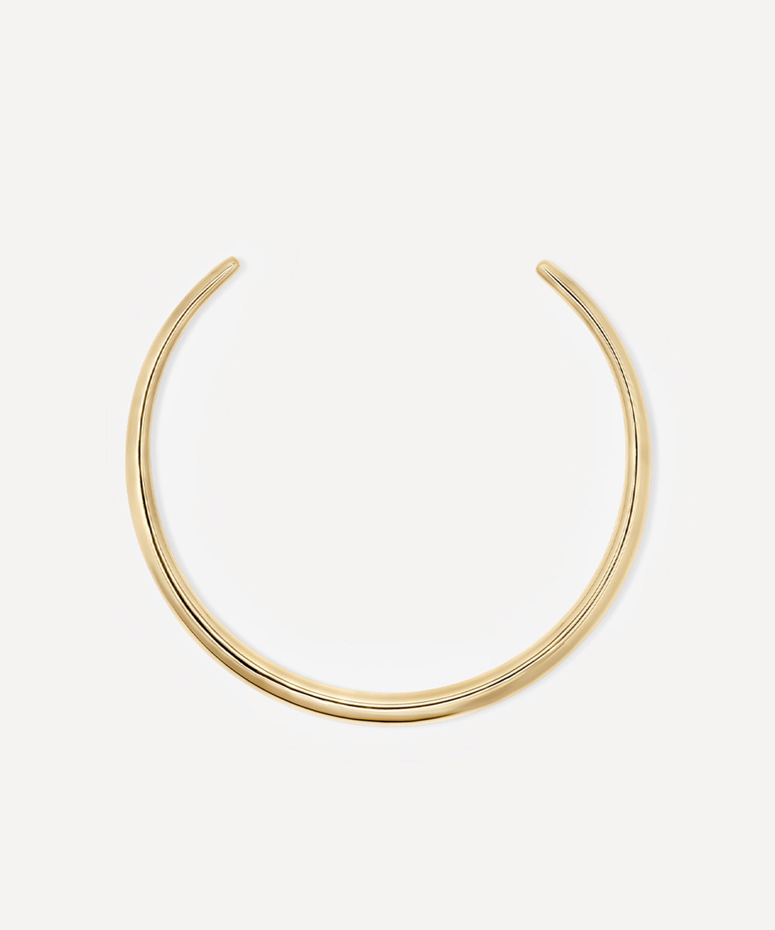 SHASHI - 14ct Gold-Plated Dominique Necklace Cuff