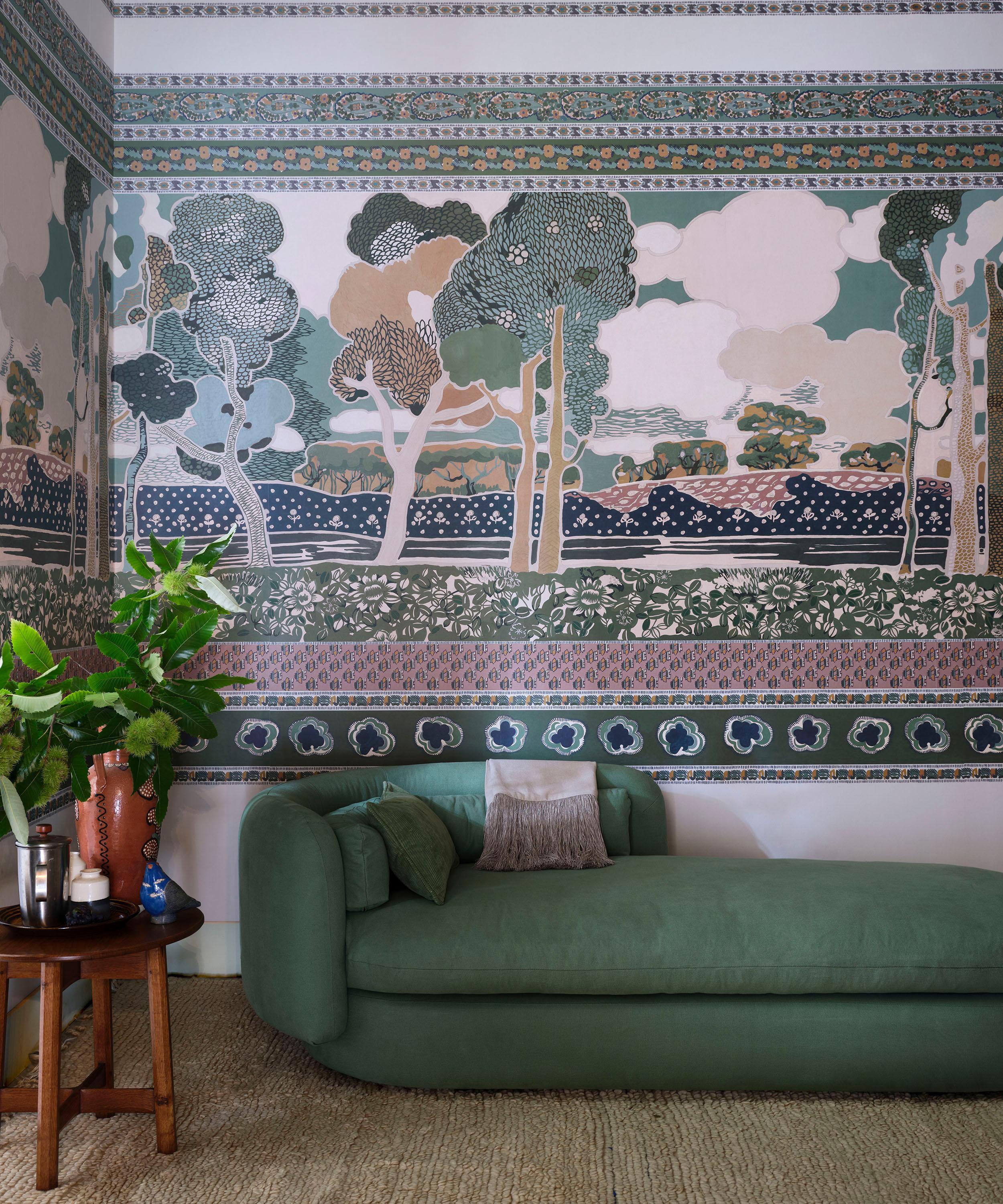 Liberty Interiors - Prospect Mural in Lichen image number 1