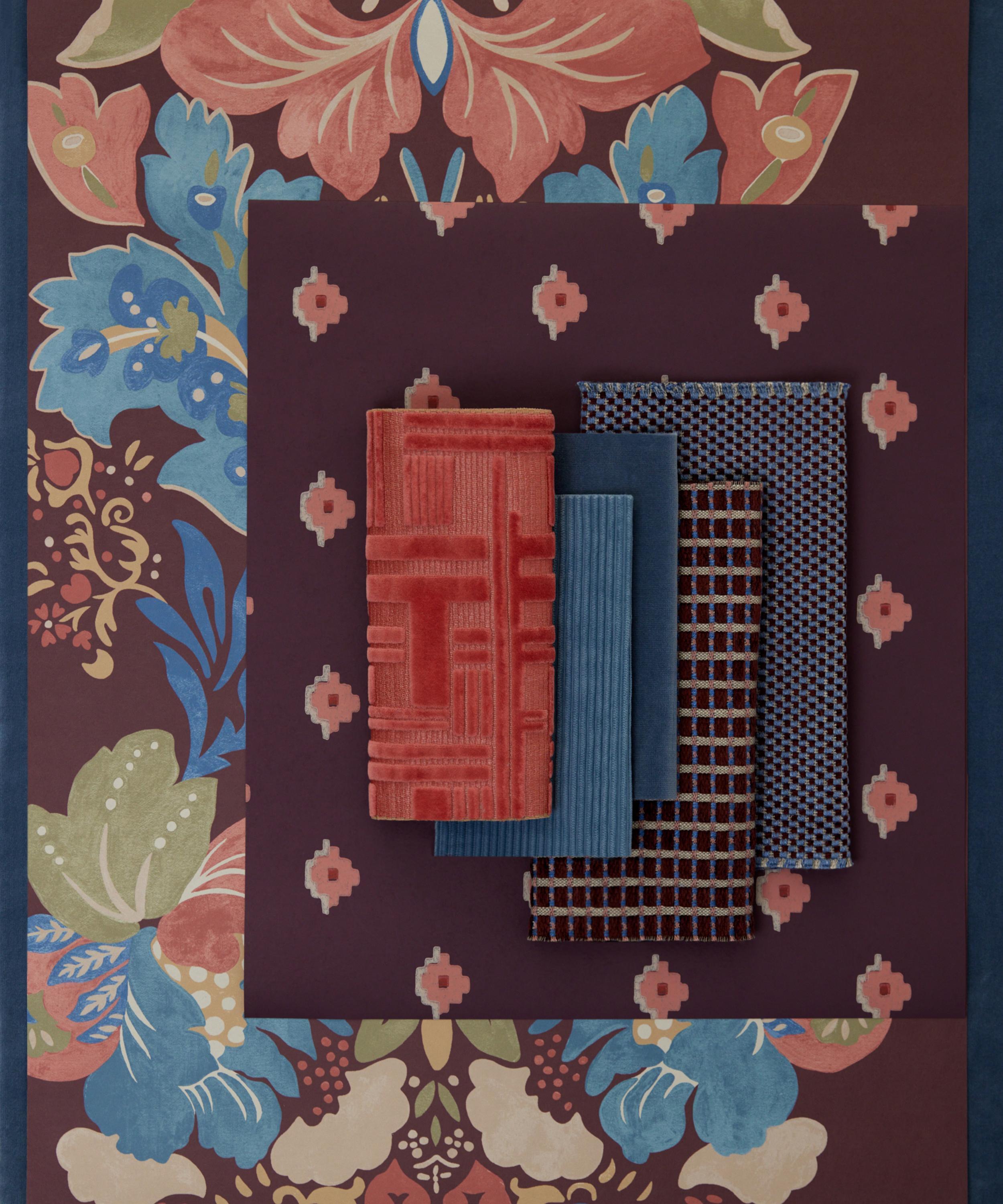 Liberty Interiors - Adamas Tile in Brinjal image number 4