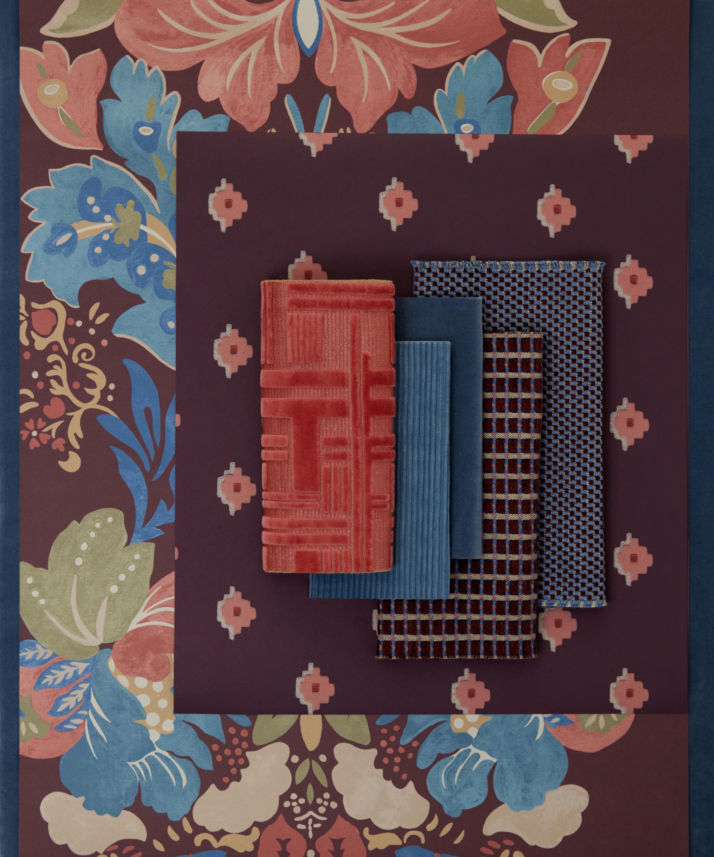 Liberty Interiors - Glastonbury Stripe in Brinjal image number 6