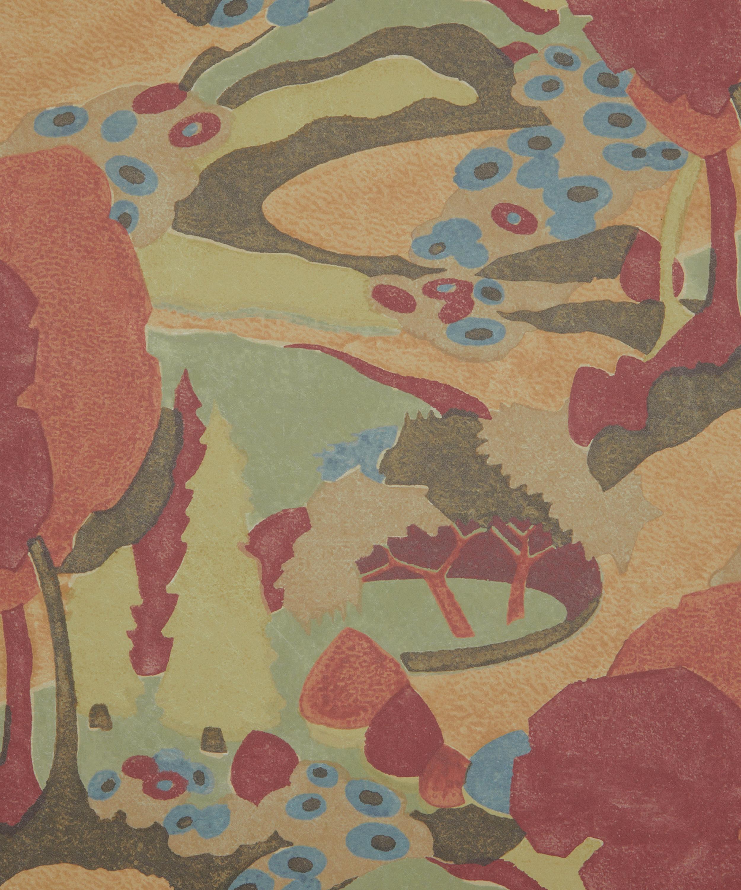 Liberty Interiors - Autumn Landscape in Lacquer Moss