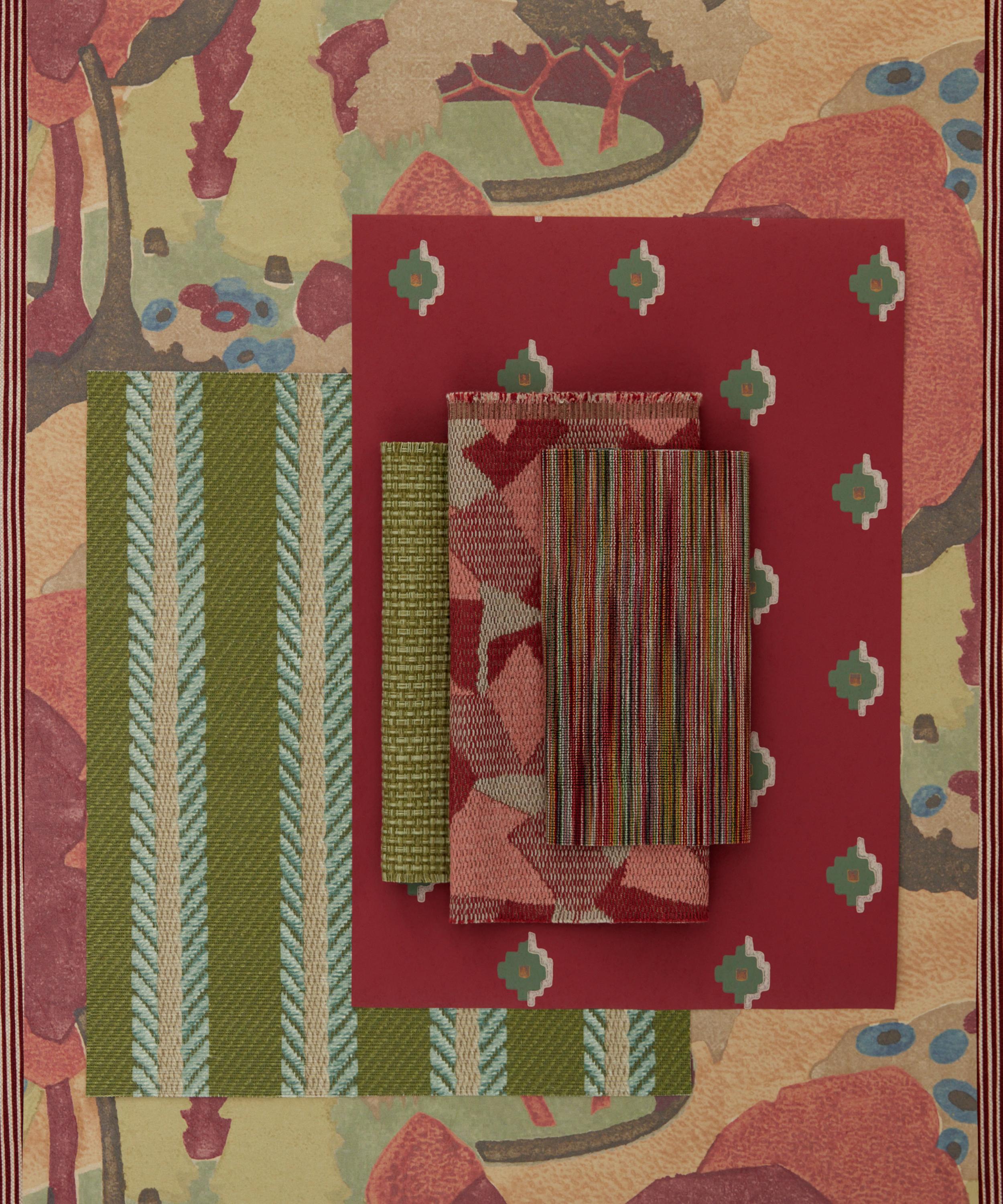 Liberty Interiors - Autumn Landscape in Lacquer Moss image number 6