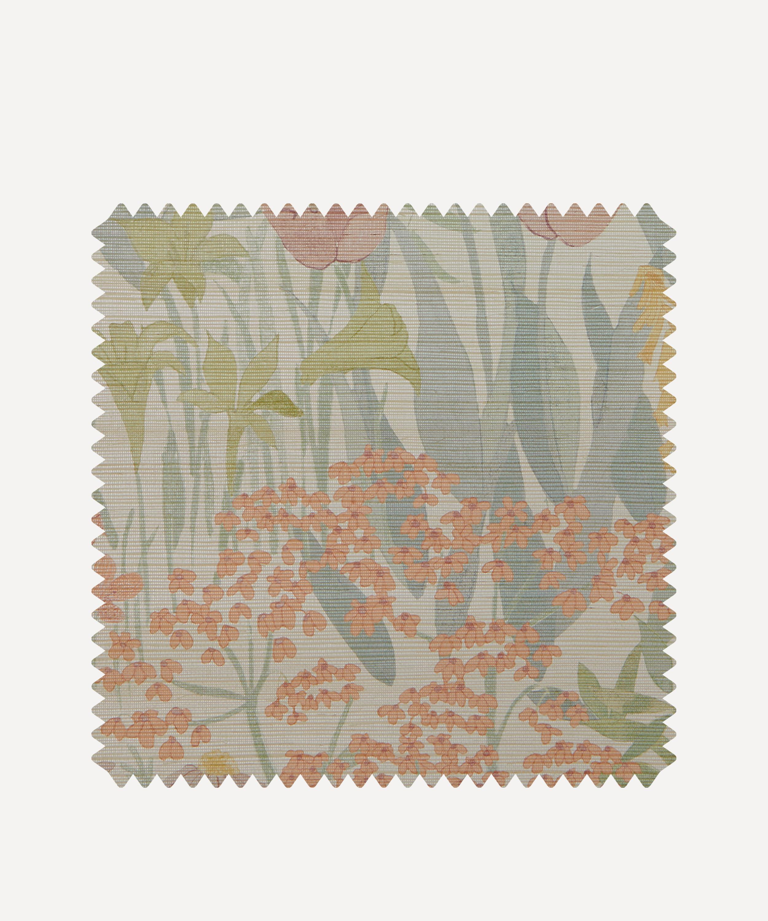 Liberty Interiors - Wallpaper Swatch &ndash; Faria Flowers in Salvia