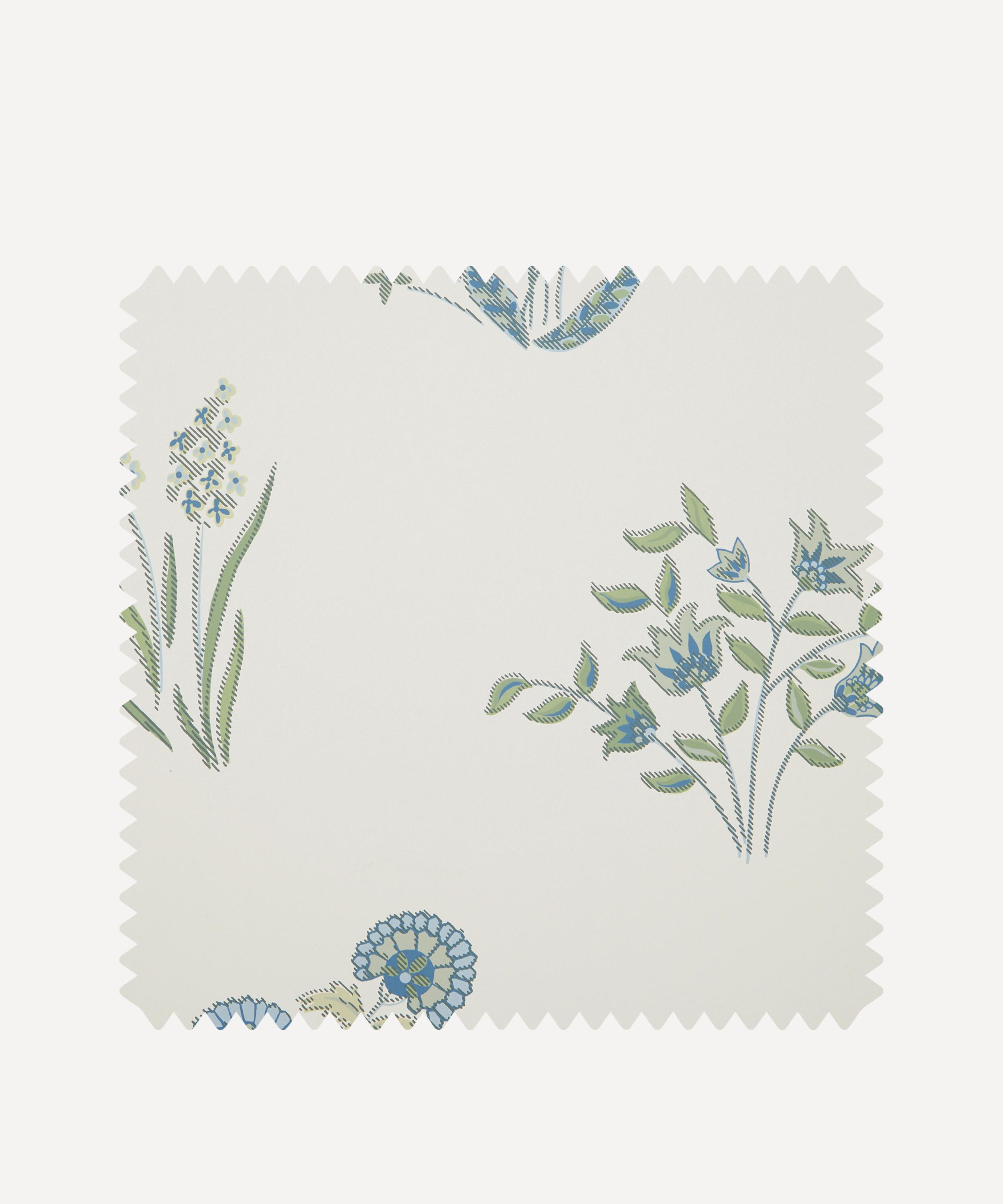 Liberty Interiors - Wallpaper Swatch &ndash; Shepherdly Bouquet in Lapis