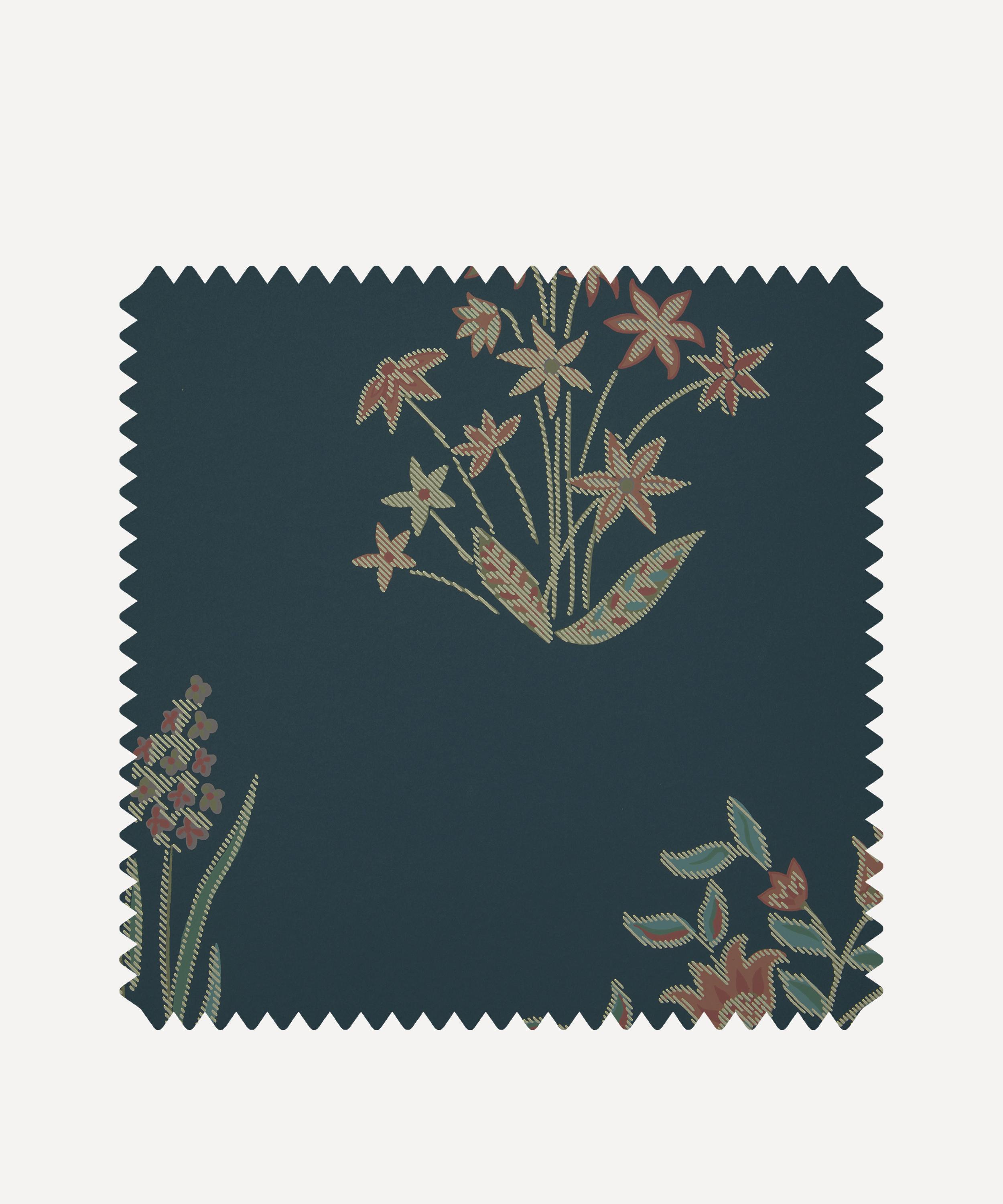 Liberty Interiors - Wallpaper Swatch &ndash; Shepherdly Bouquet in Scarab