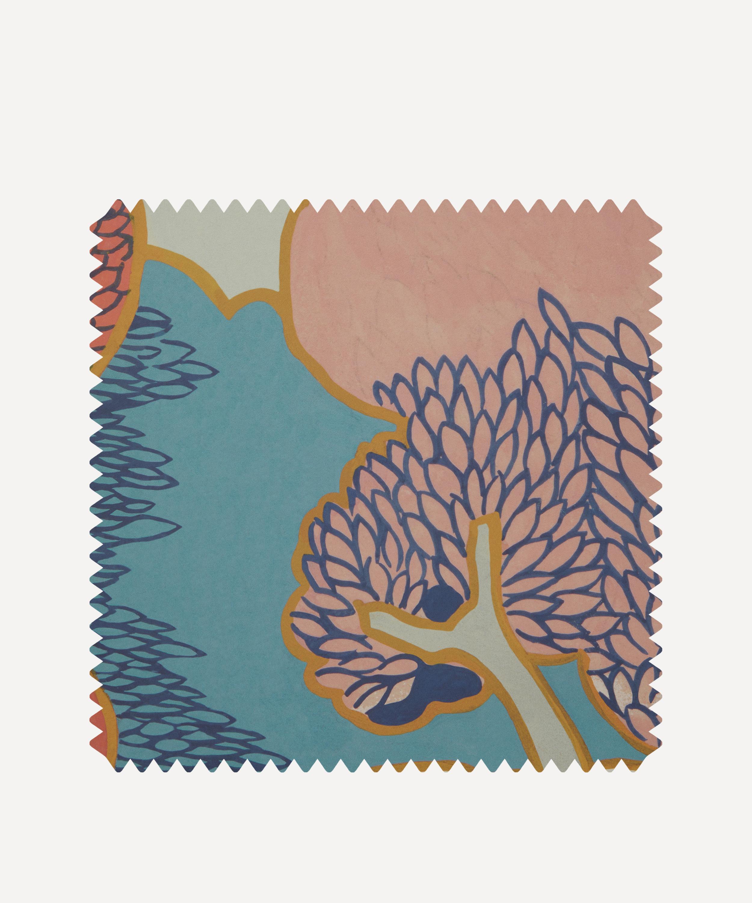 Liberty Interiors - Wallpaper Swatch &ndash; Prospect Mural in Lacquer Moss