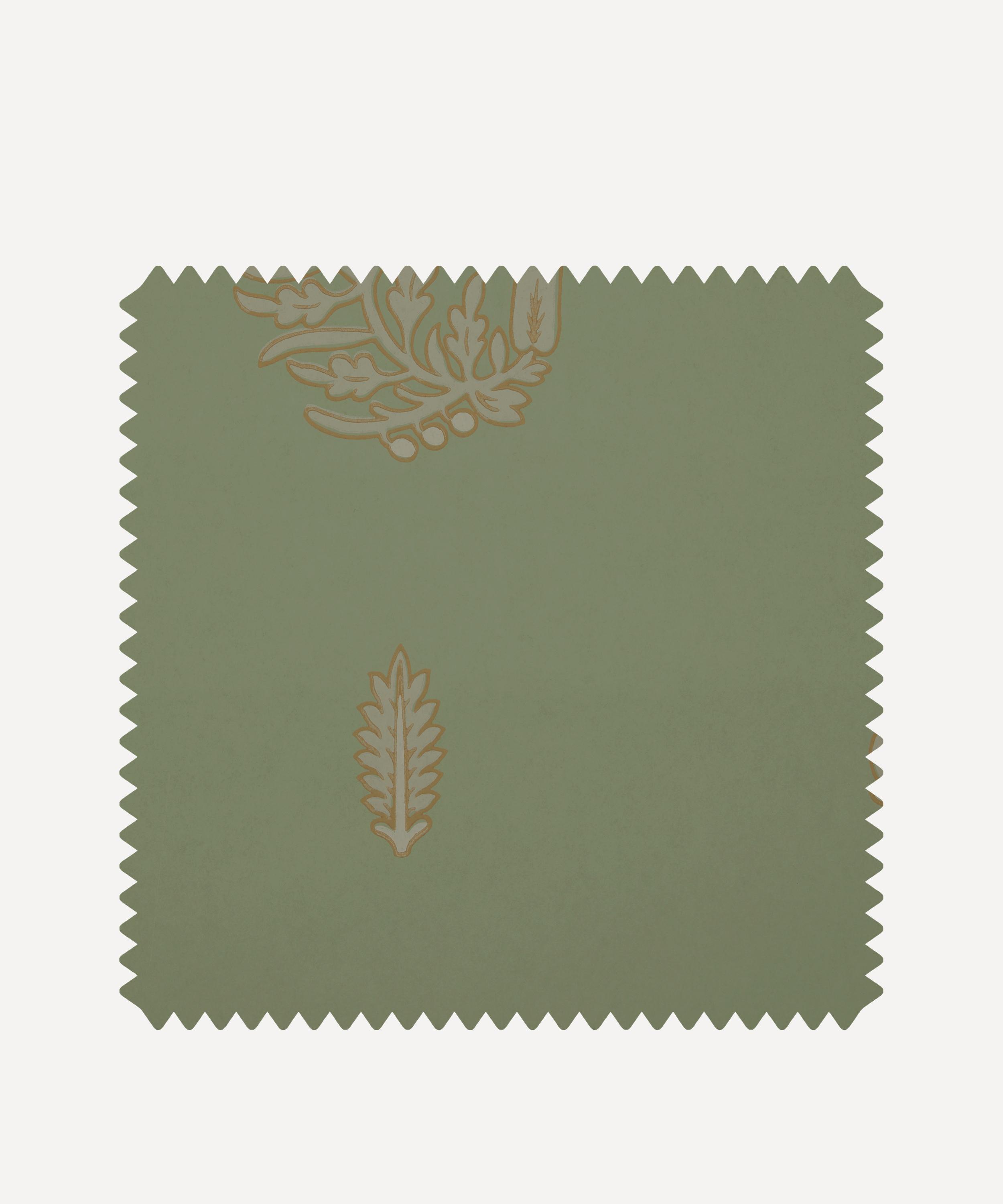 Liberty Interiors - Wallpaper Swatch &ndash; Palm Parade in Lichen