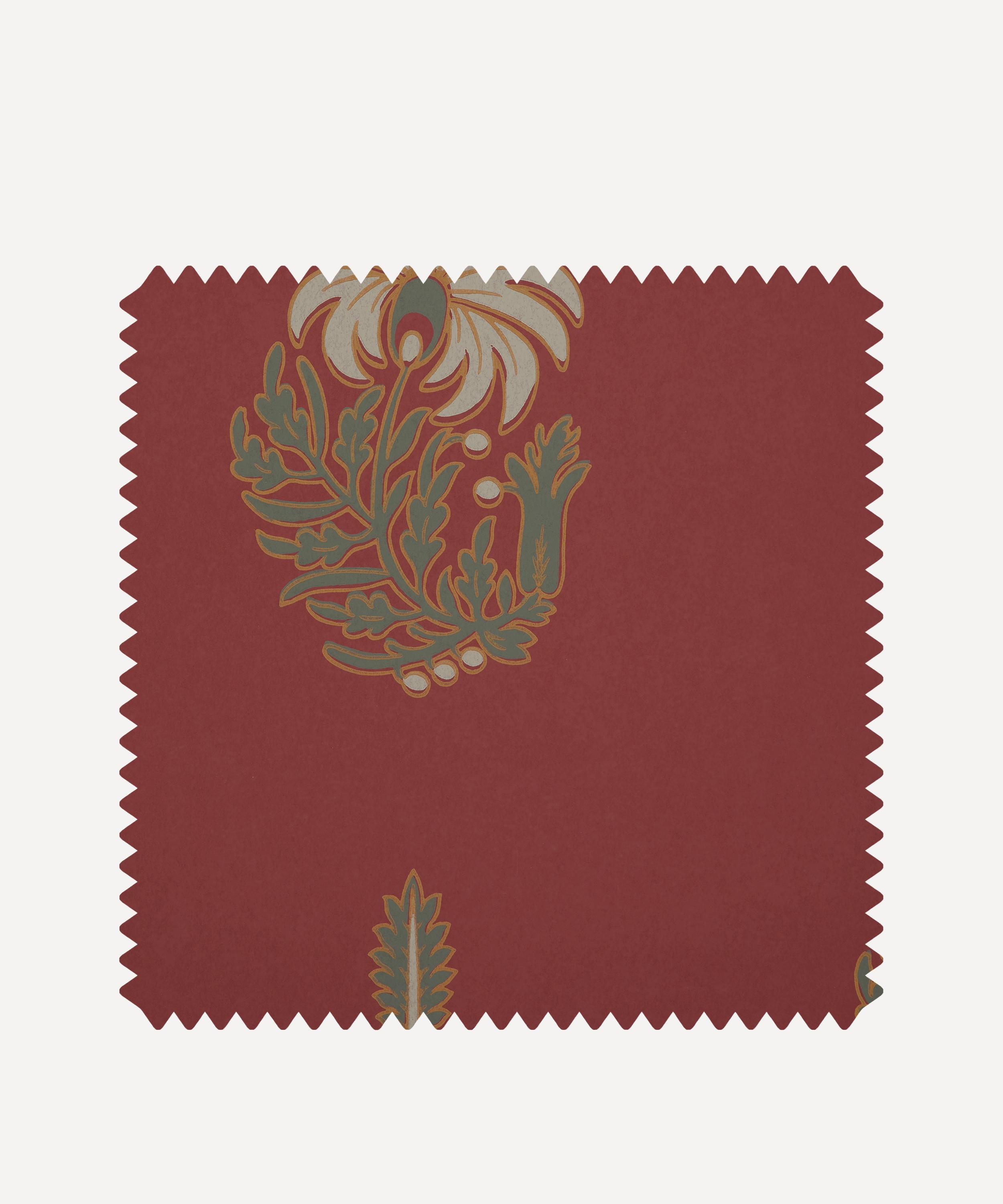 Liberty Interiors - Wallpaper Swatch &ndash; Palm Parade in Lacquer