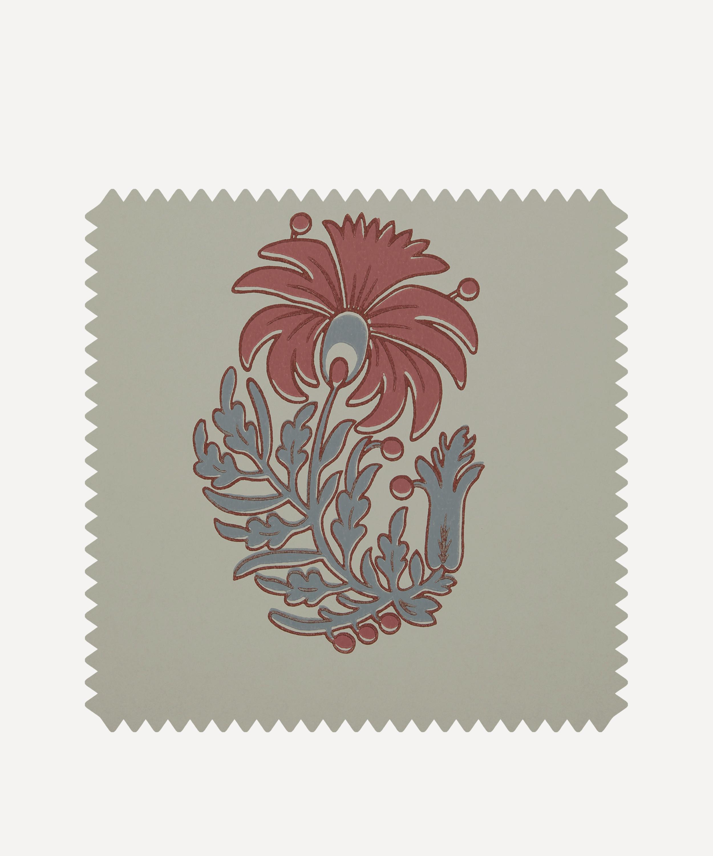 Liberty Interiors - Wallpaper Swatch &ndash; Palm Parade in Slipper