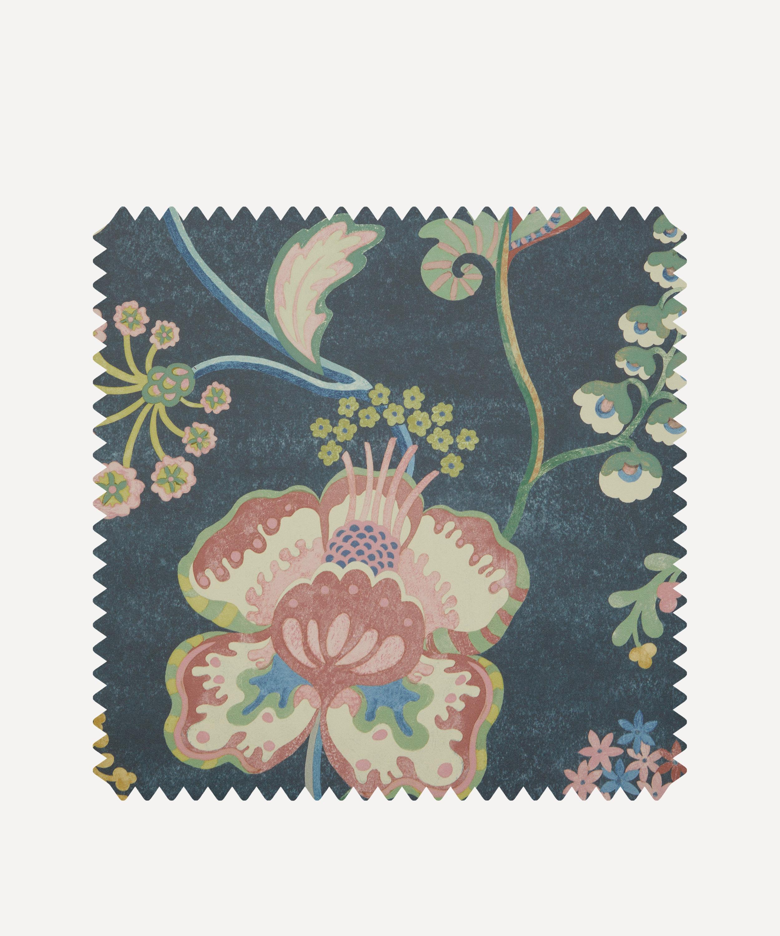 Liberty Interiors - Wallpaper Swatch &ndash; Symphony Trail in Ink Lacquer