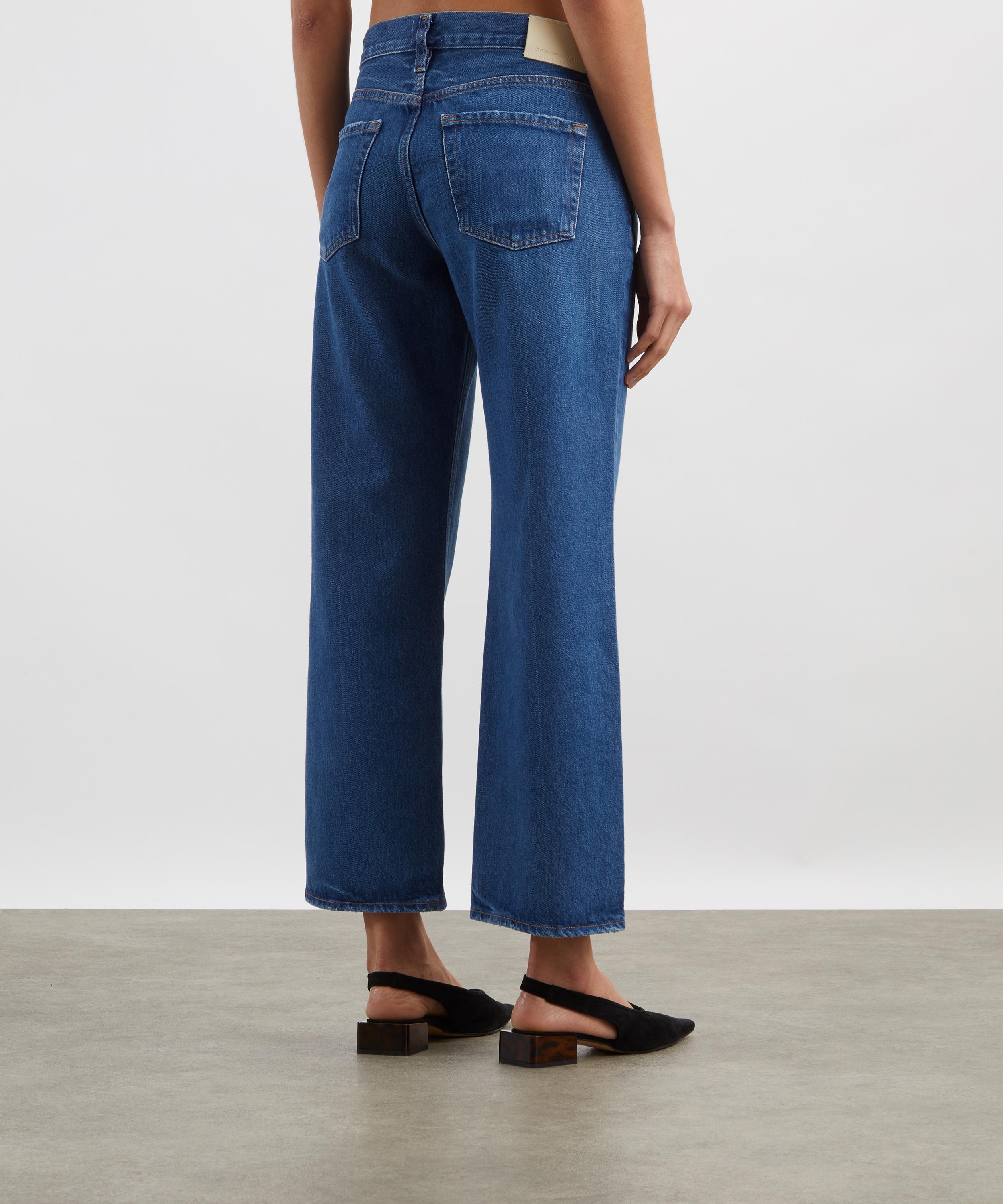 Citizens of Humanity - Faye Vintage Straight Jeans in Azure Blue image number 3