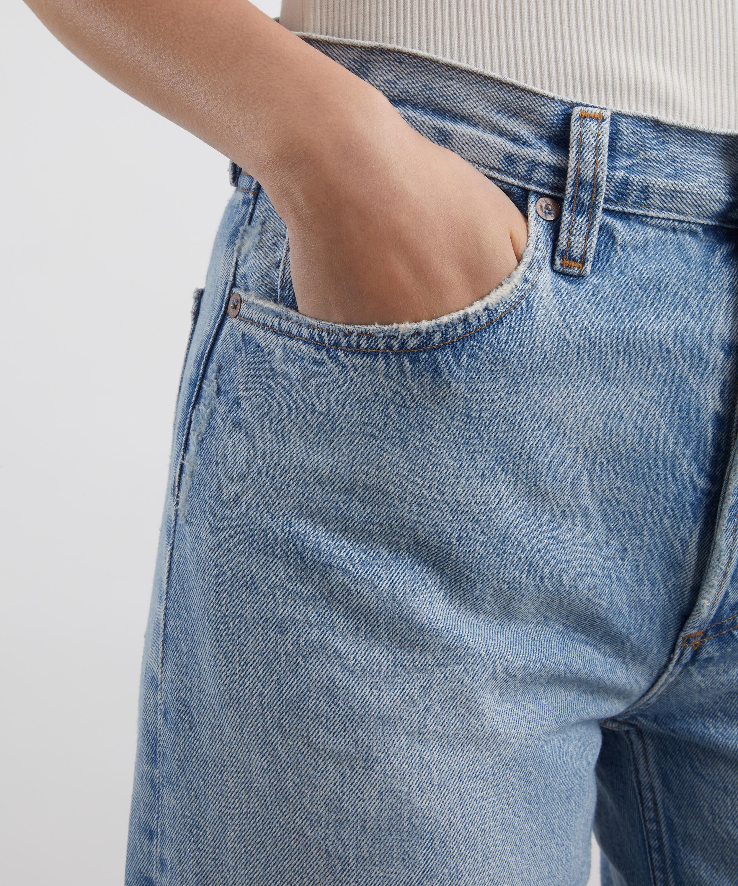 AGOLDE - Arc 32&rdquo; Wide-Leg Jeans in Orten image number 4