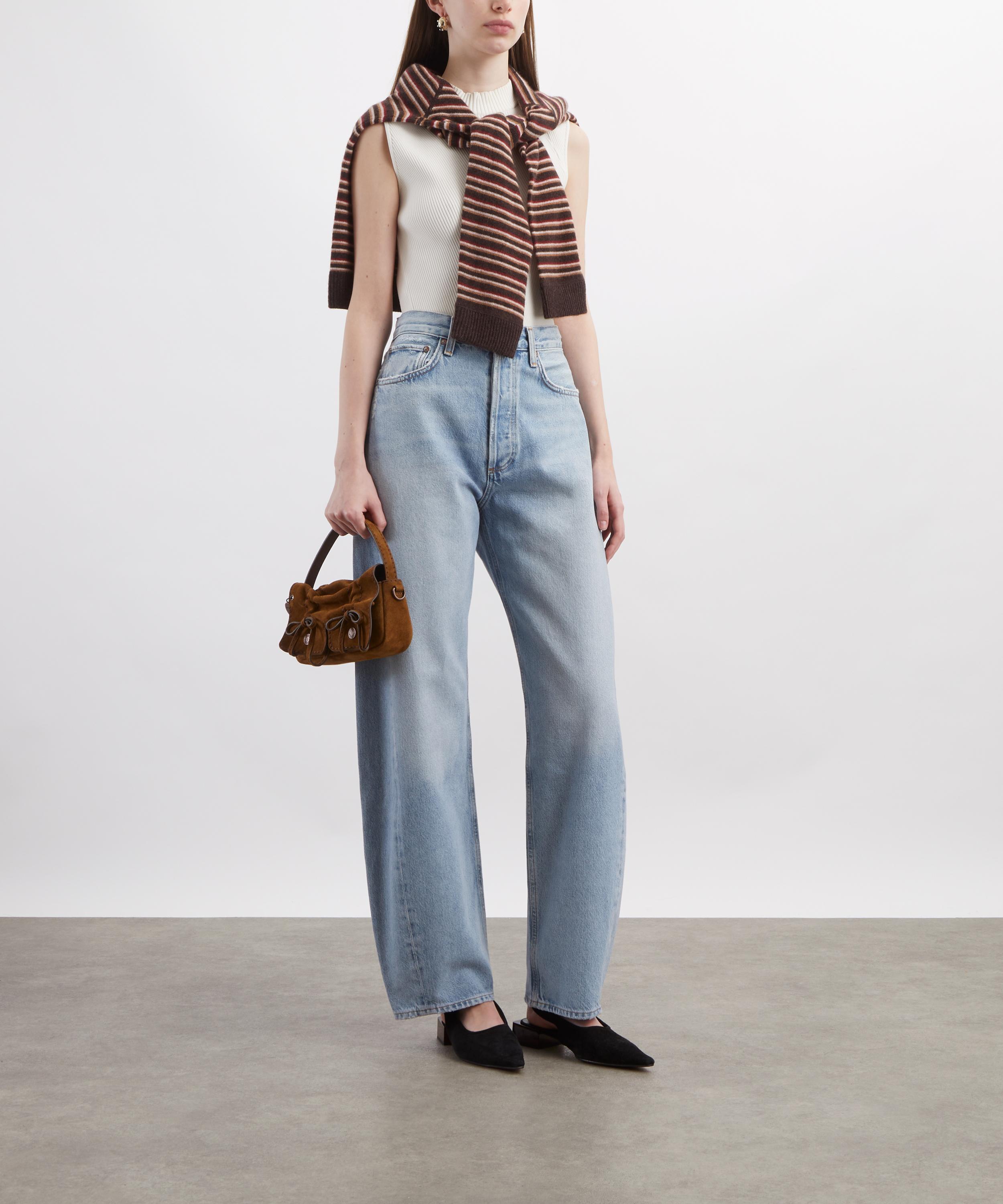 AGOLDE - Luna High-Rise Pieced Taper Jeans in Addition image number 1