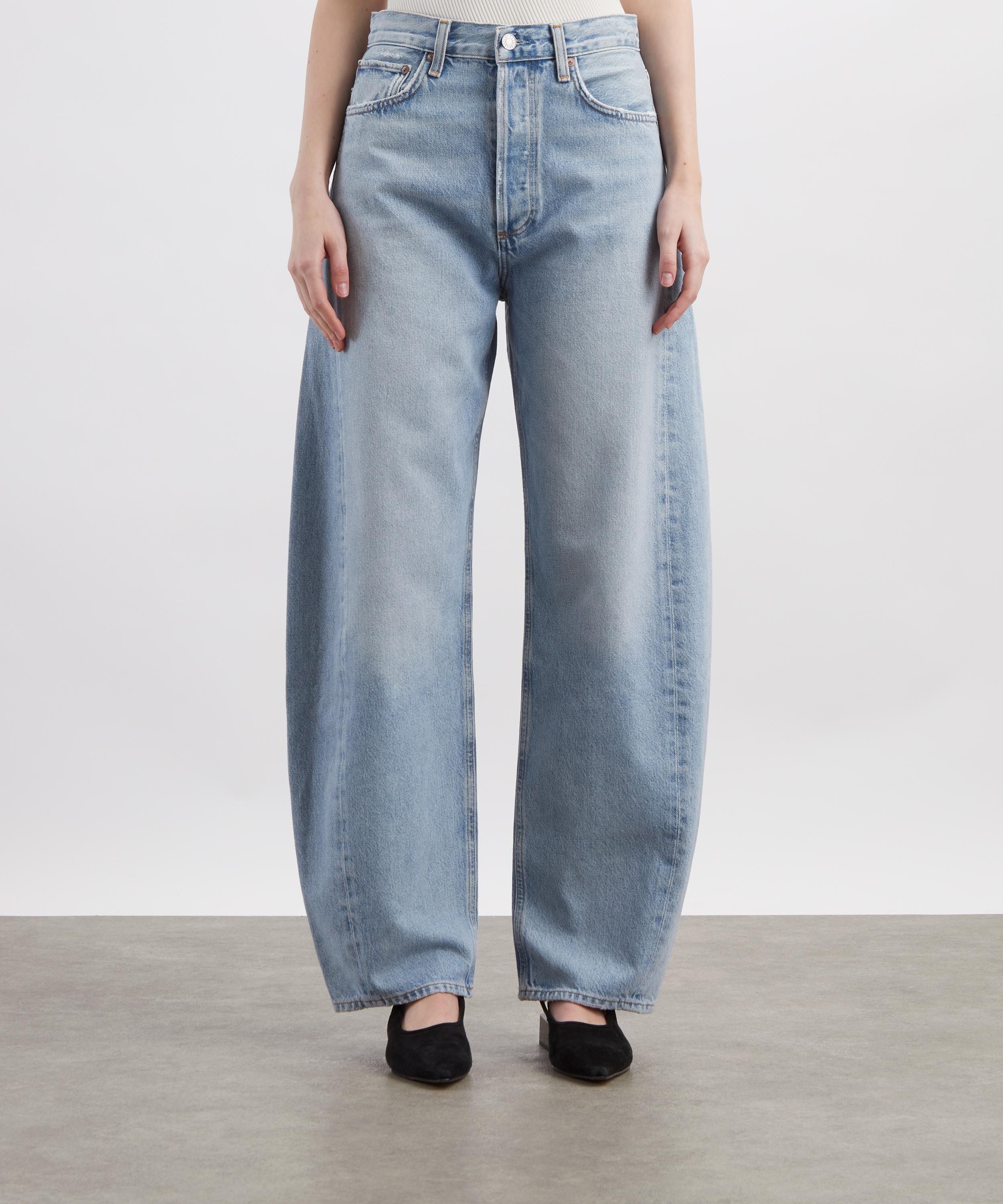 AGOLDE - Luna High-Rise Pieced Taper Jeans in Addition image number 2