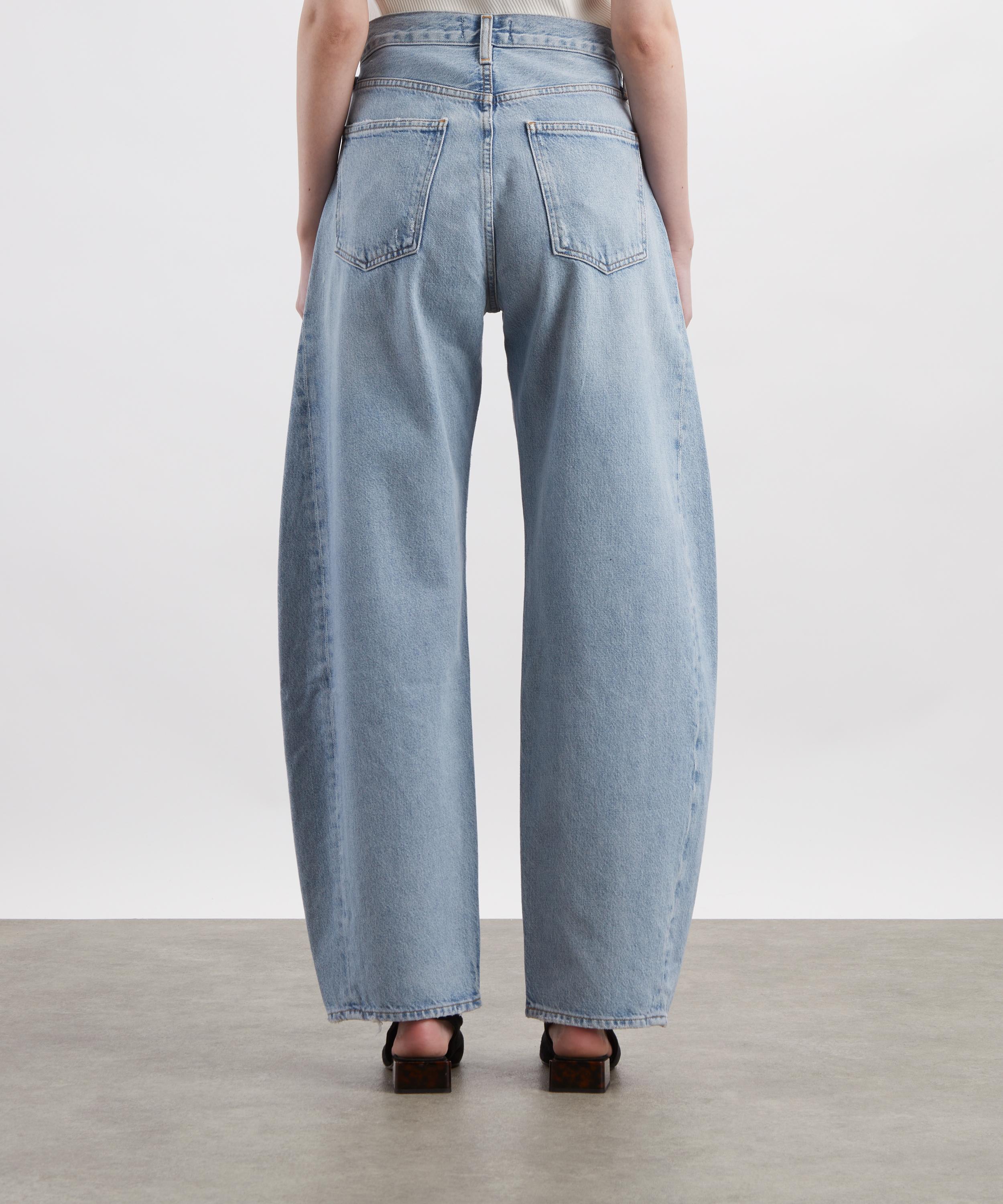 AGOLDE - Luna High-Rise Pieced Taper Jeans in Addition image number 3