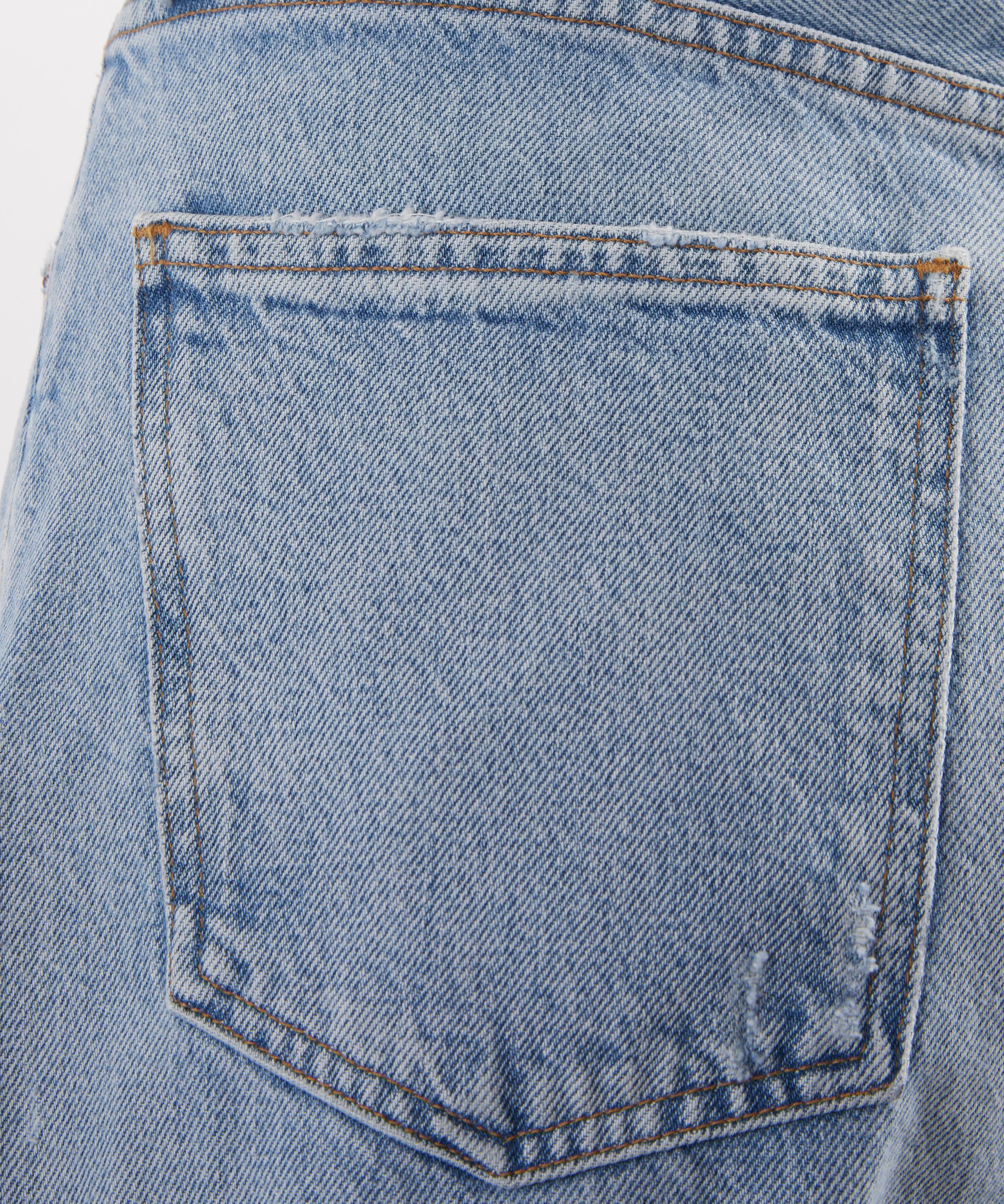 AGOLDE - Luna High-Rise Pieced Taper Jeans in Addition image number 4