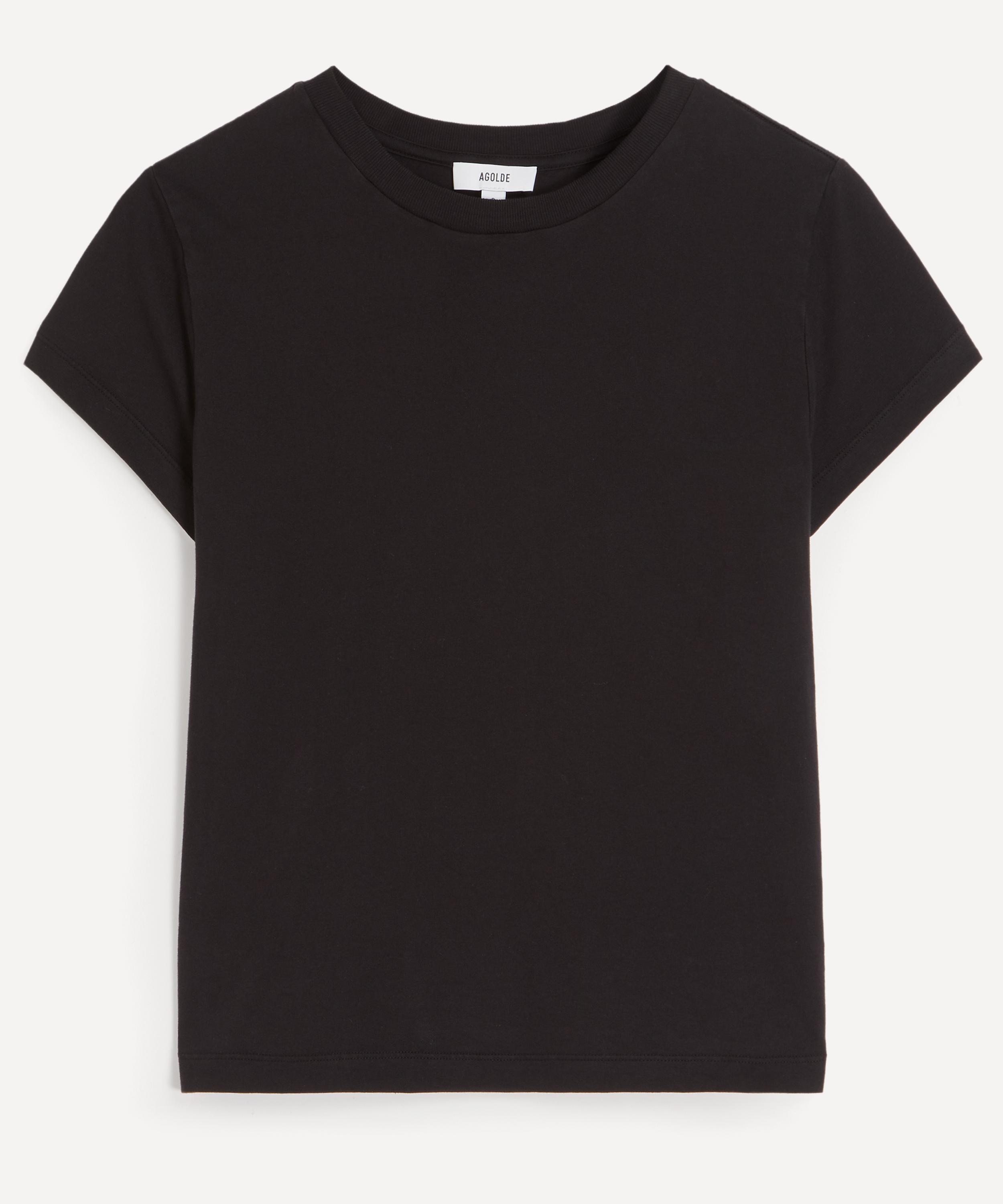 AGOLDE - Black Long Line Adine T-Shirt