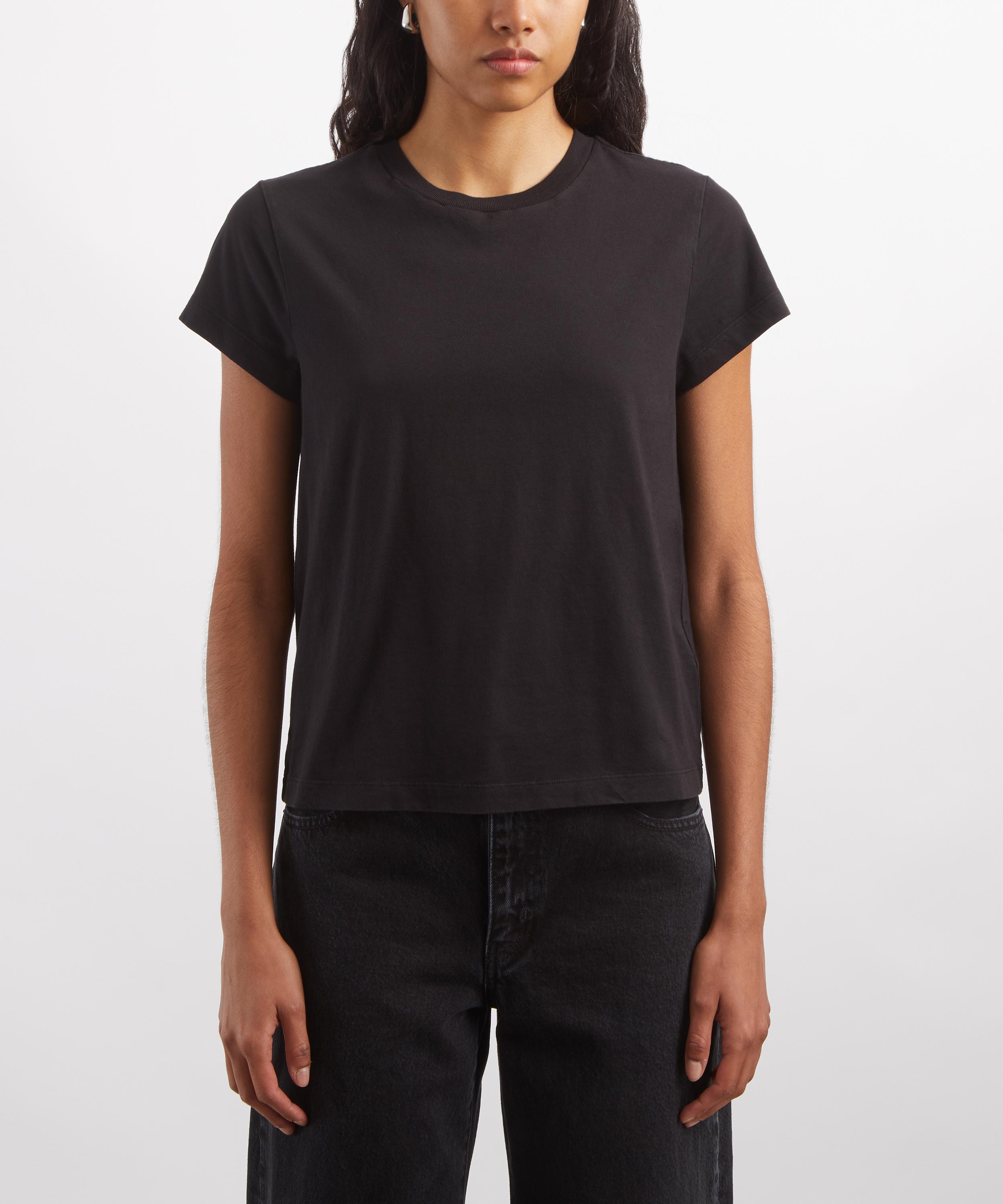 AGOLDE - Black Long Line Adine T-Shirt image number 2